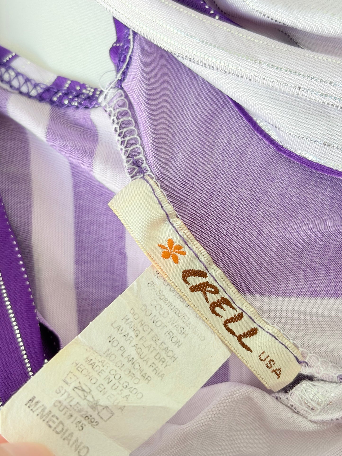 00’s Purple USA halter top | Size medium