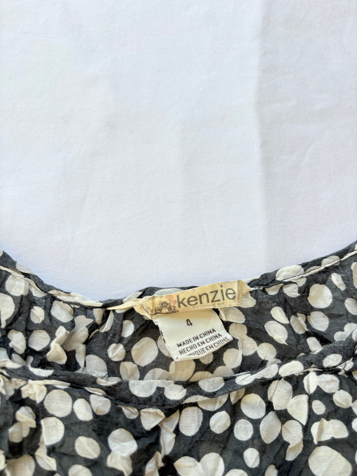 00’s Silk babydoll tie top | Size 10