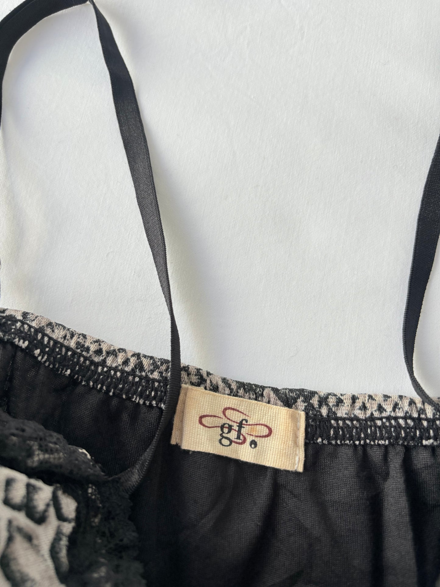 00’s Snakeskin asymmetrical cami | Size 12