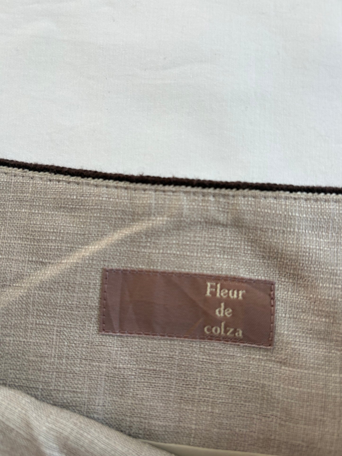 00’s Italian linen mini skirt | Size 4-6
