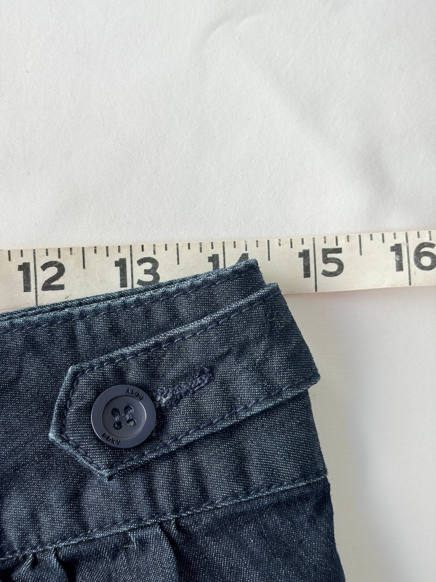 00’s Roxy dark denim skirt | Size 8