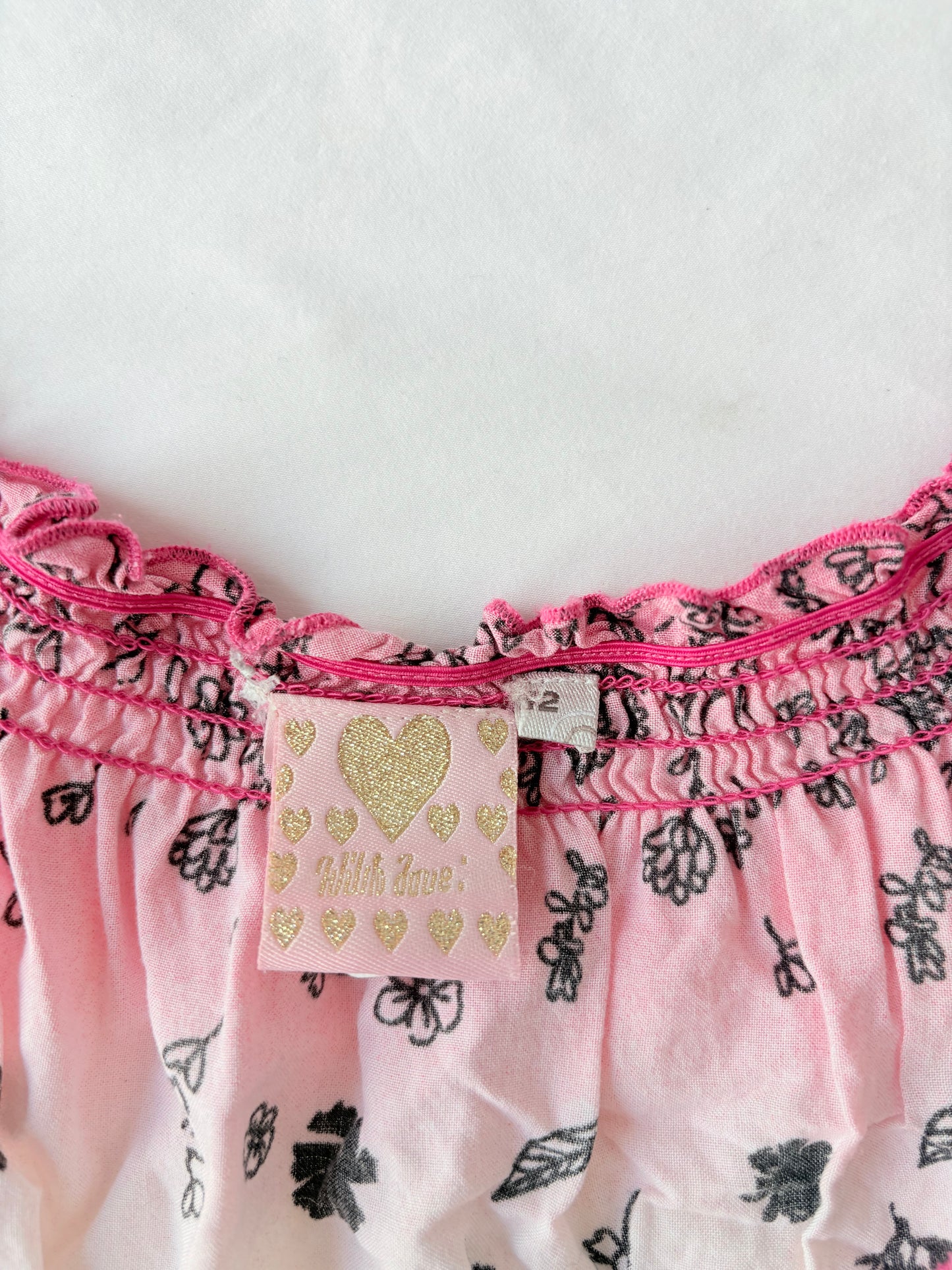 00’s Milkmaid floral mini dress | Size 12