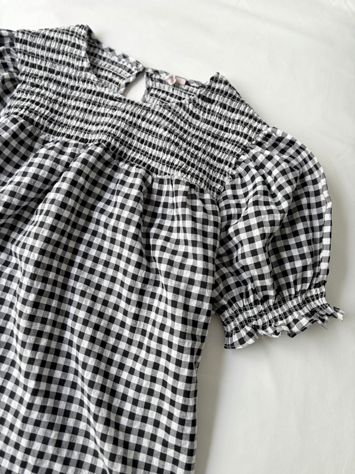 Gingham babydoll top | Size 12