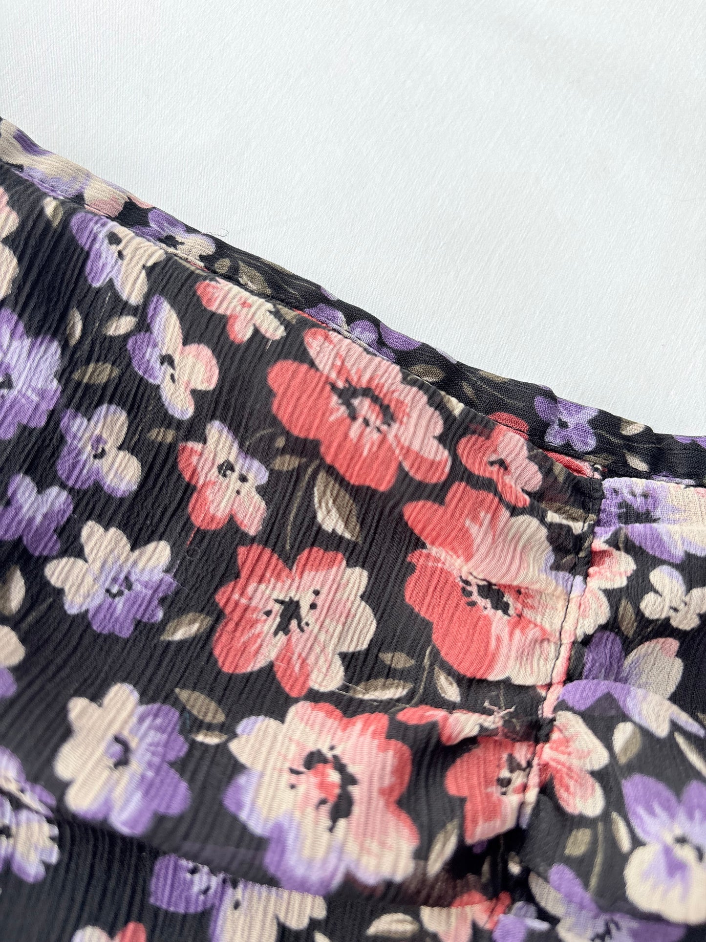 00’s Ruffle floral midi skirt | Size 6