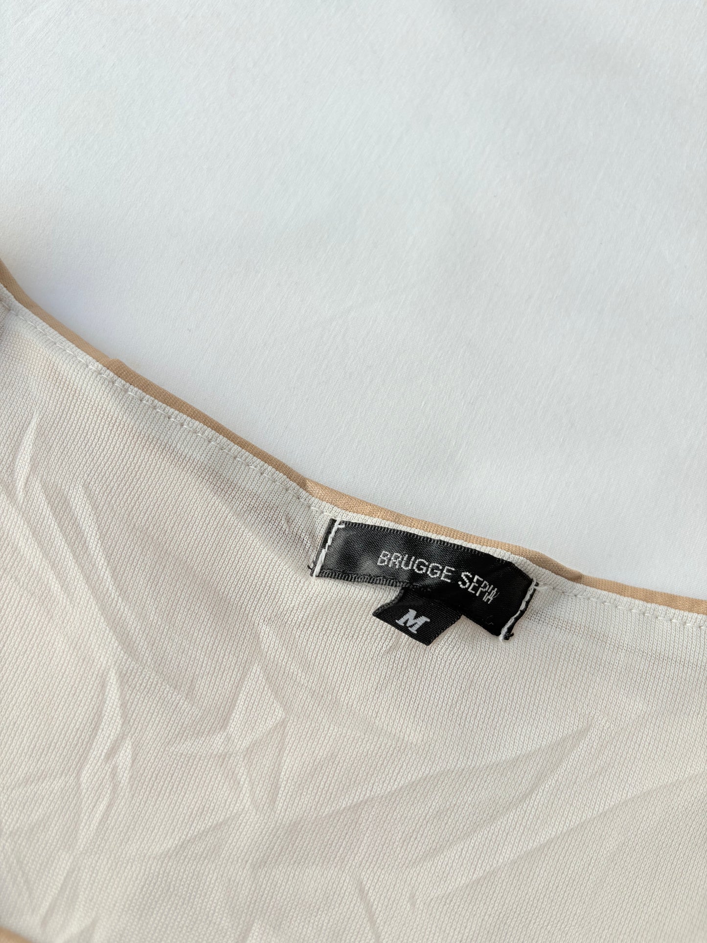 00’s Gold milkmaid tank | Size 8
