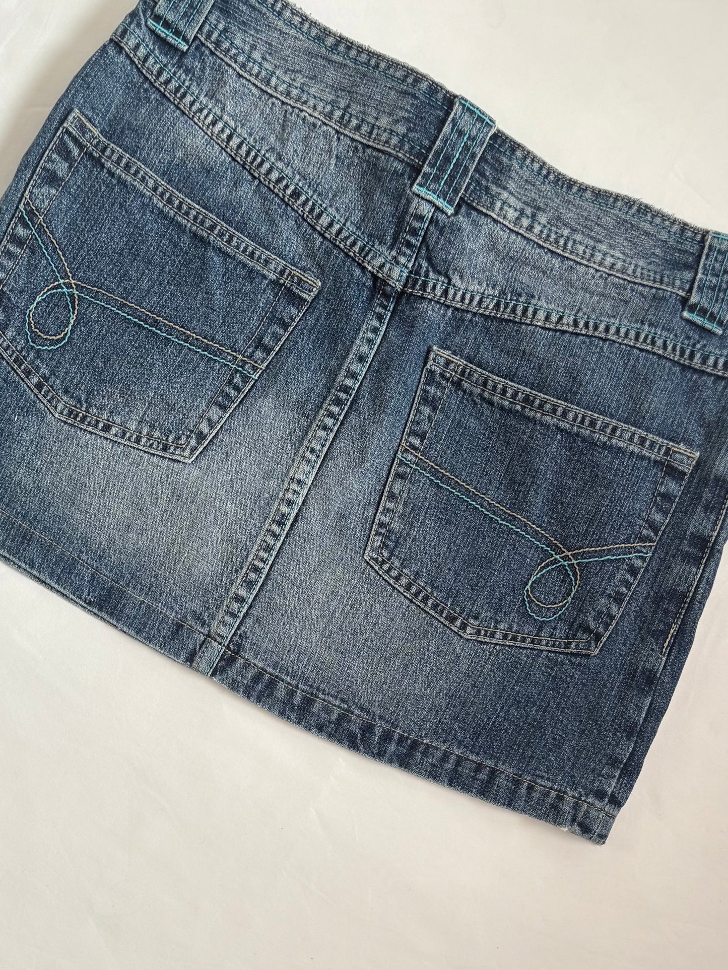 00’s Aero Drome denim mini skirt | Size 12