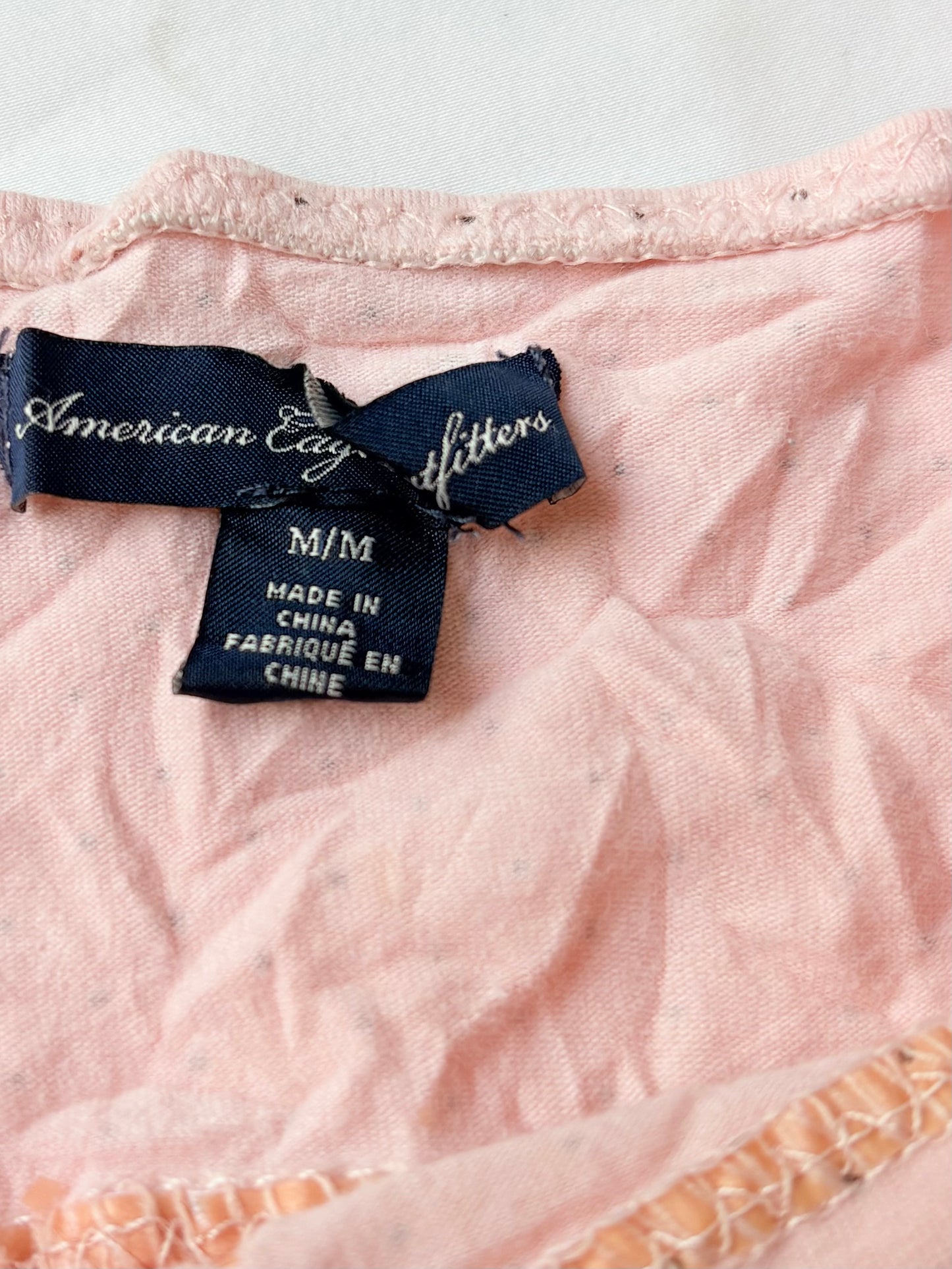 00’s American Eagle baby pink tank | Size medium