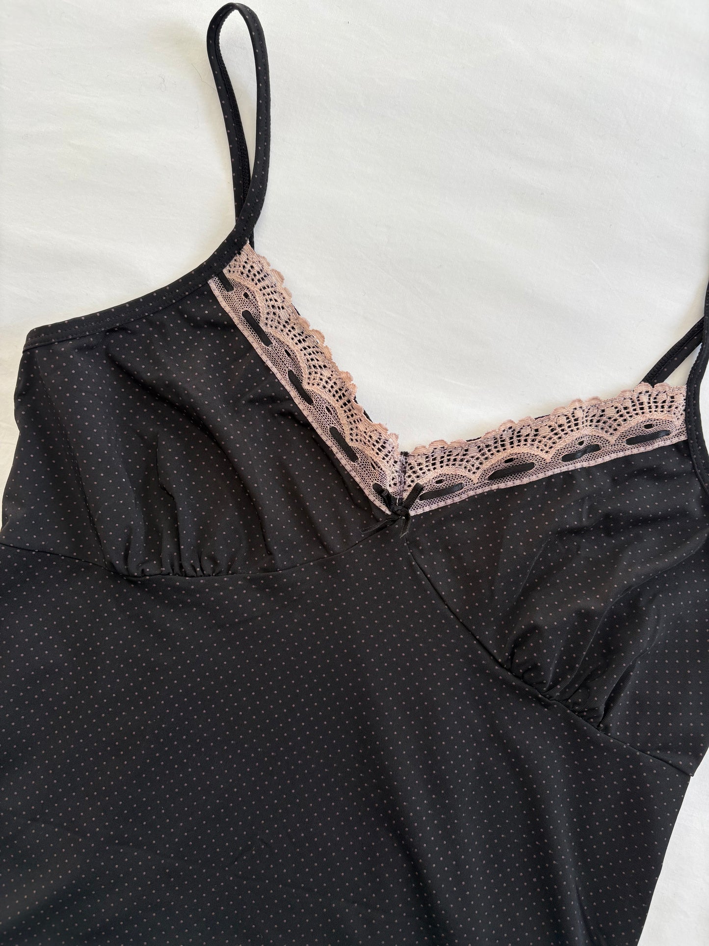 00’s Polka dot ribbon cami | Size 10