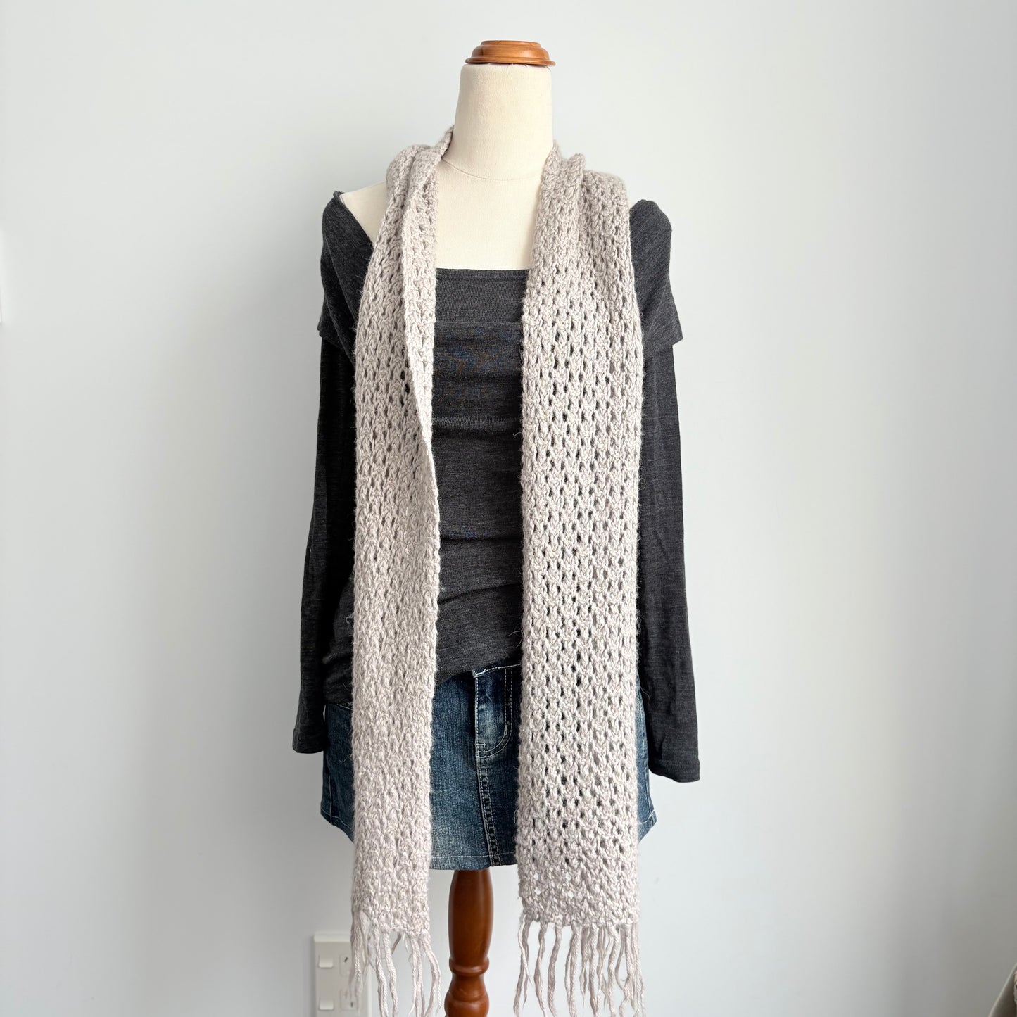00’s Crochet handmade scarf
