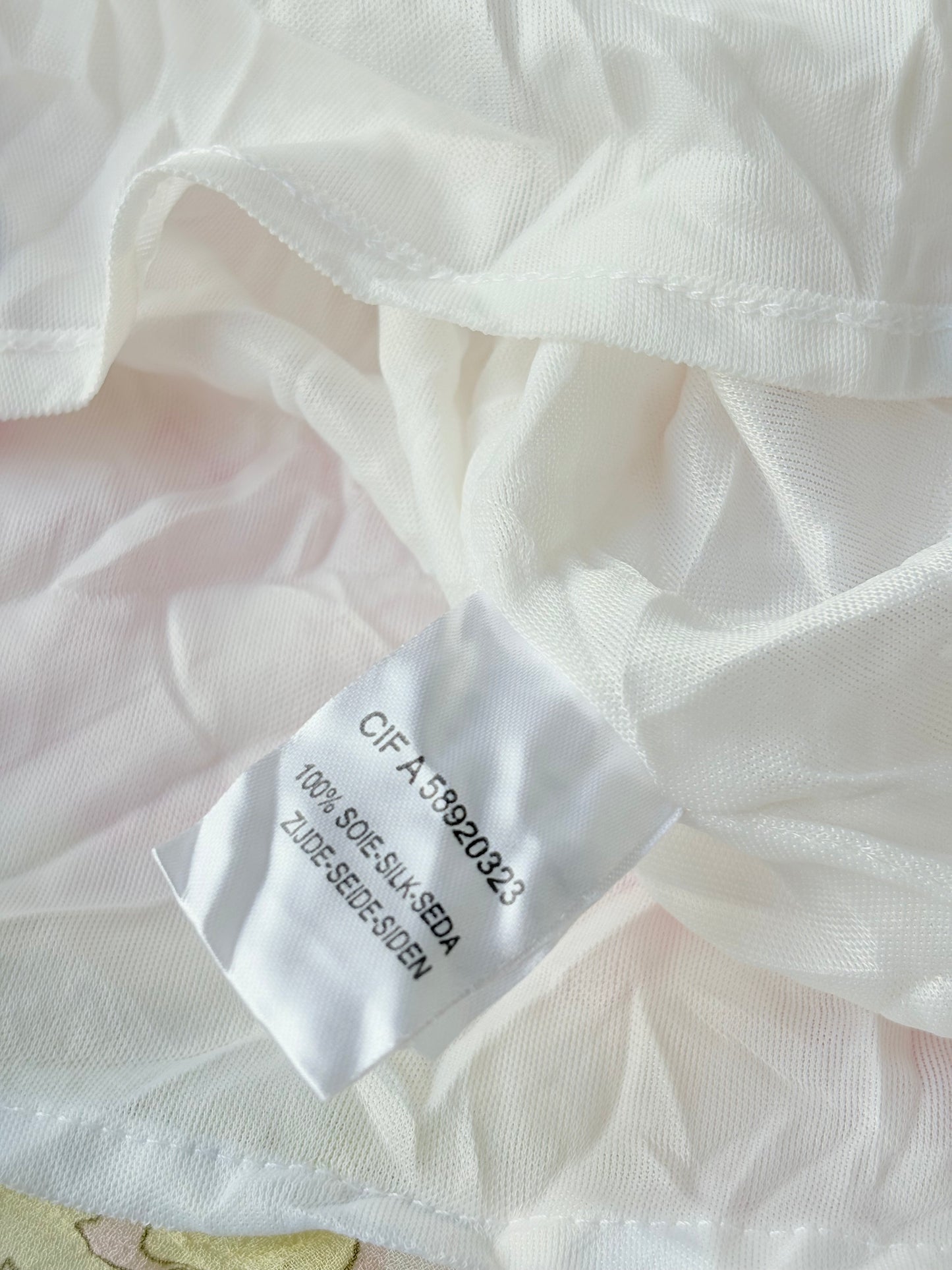 00’s Cote Femme silk floral top | Size 10