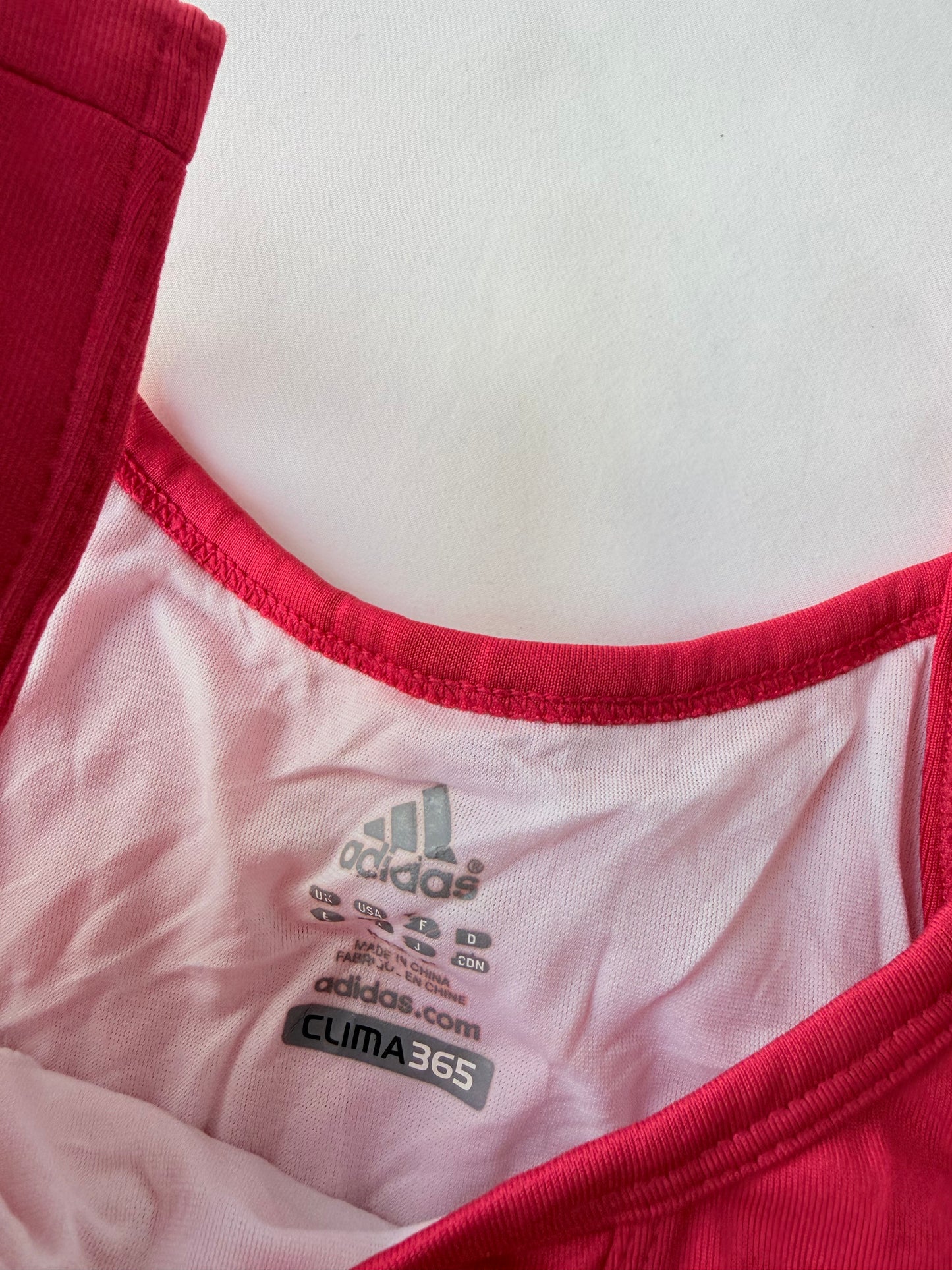 00’s Pink Adidas sports tank | Size 10