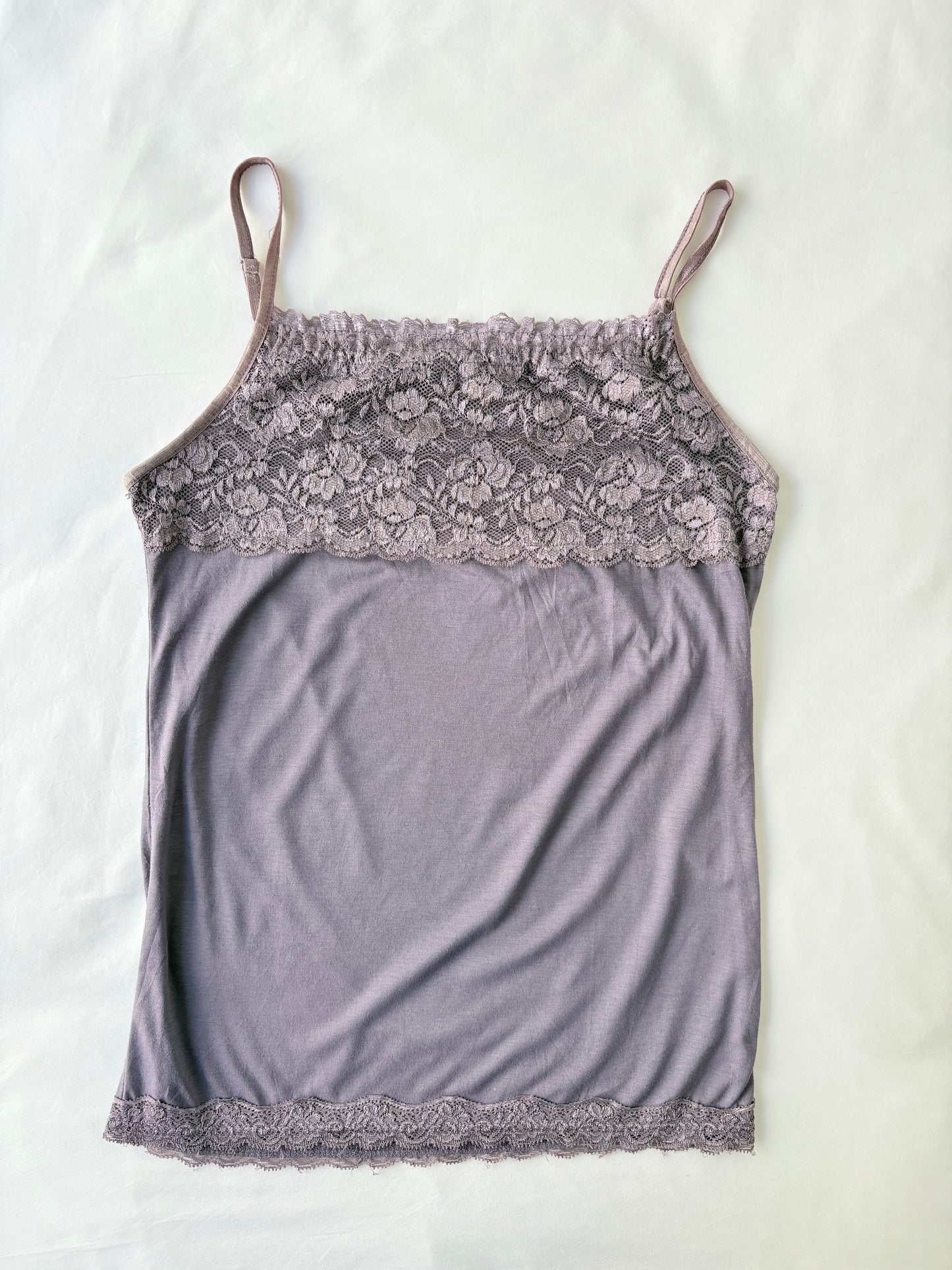 00’s Purple lace cami | Size large