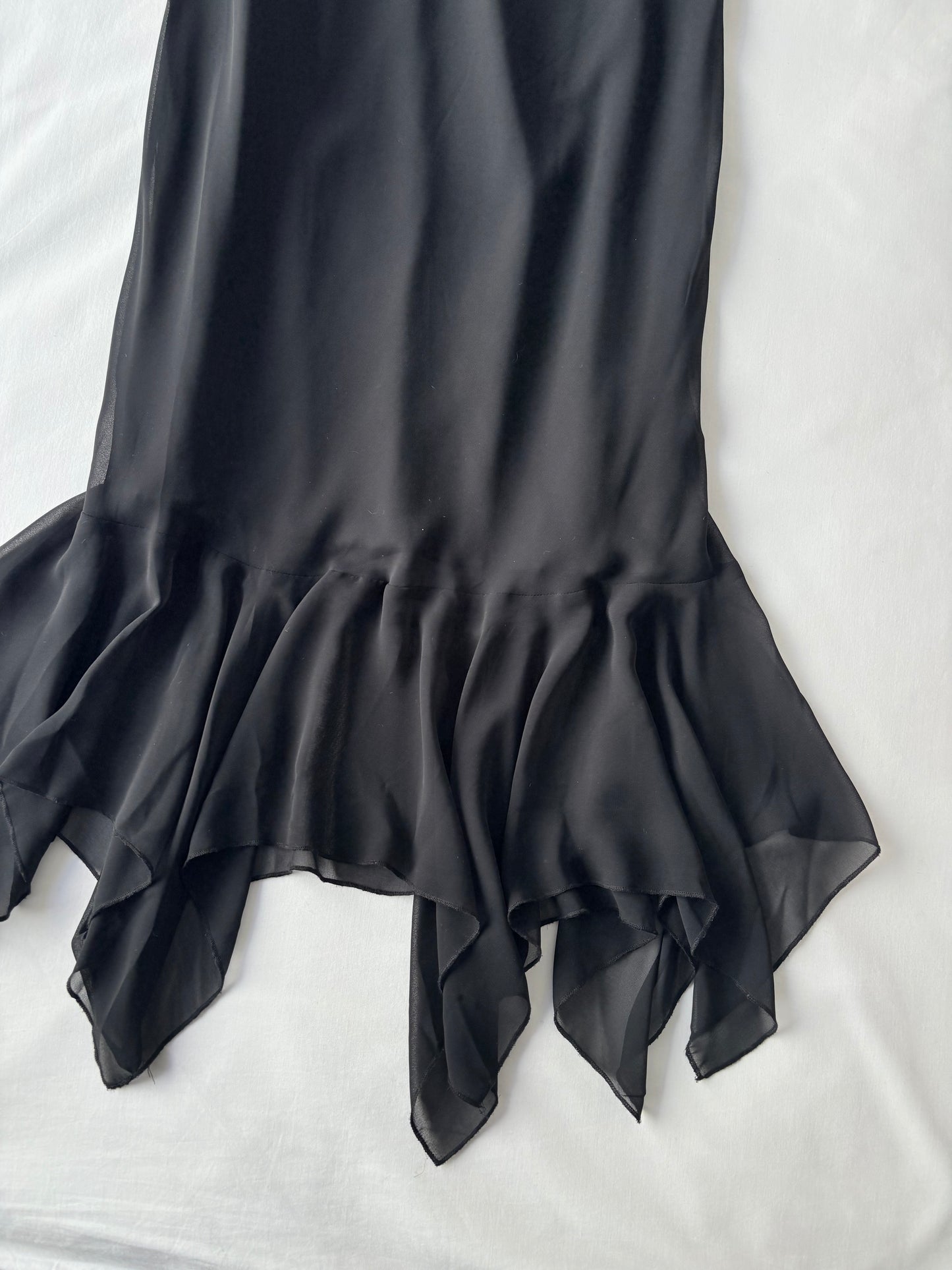 00’s Asymmetrical maxi skirt | Size 10