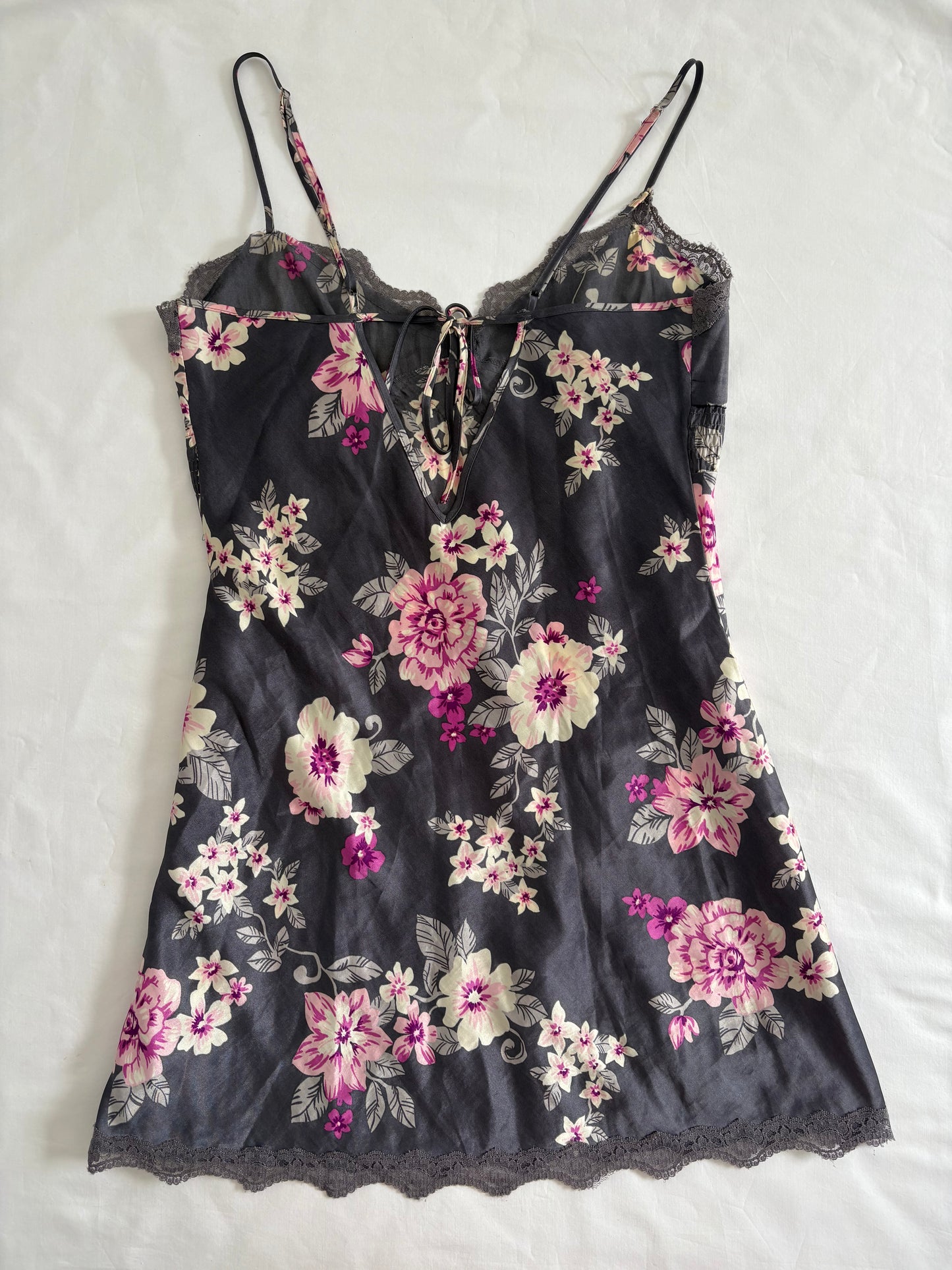 00’s Floral mini slip dress | Size 10-12
