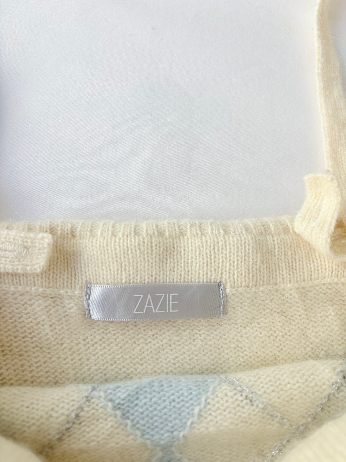 00’s Argyle knit Japanese tank | Size 10