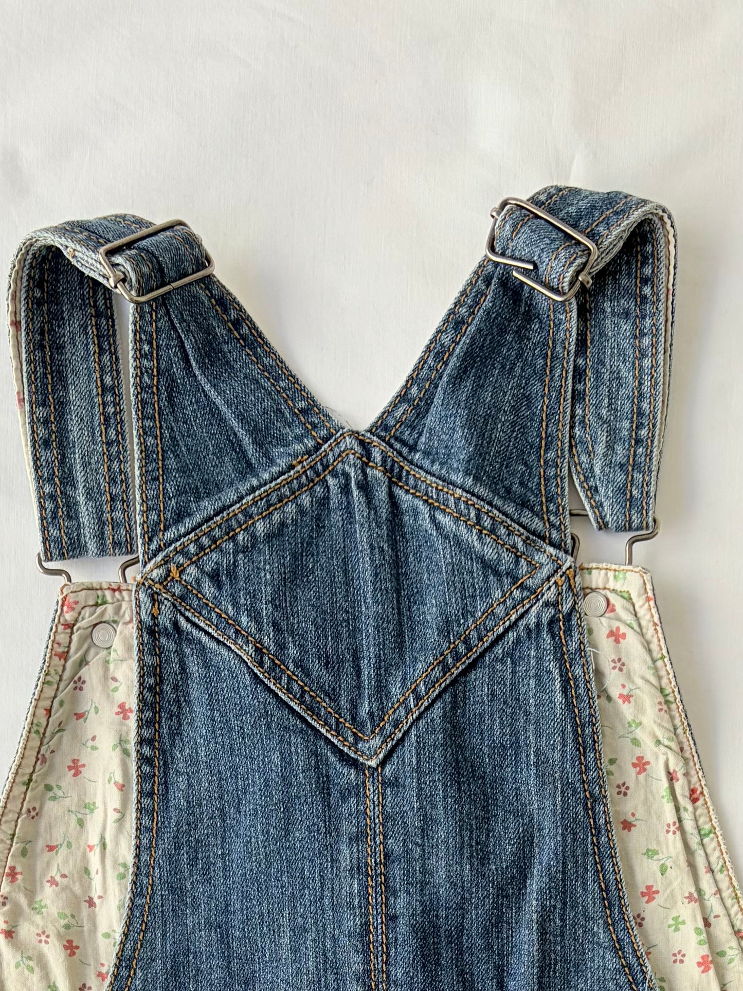 00’s Denim overall dress | Size 8