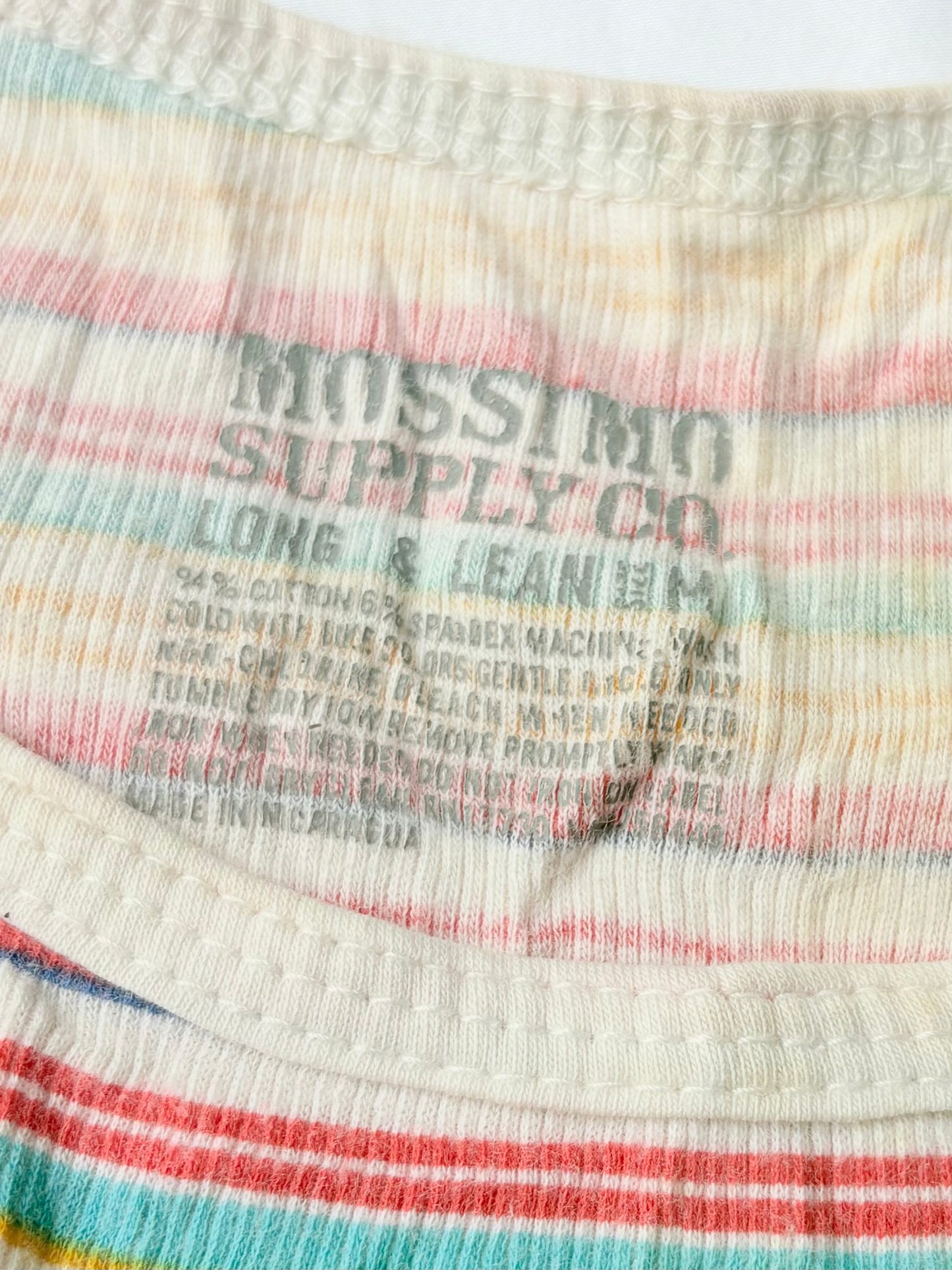00’s Mossimo striped longline tank | Size medium