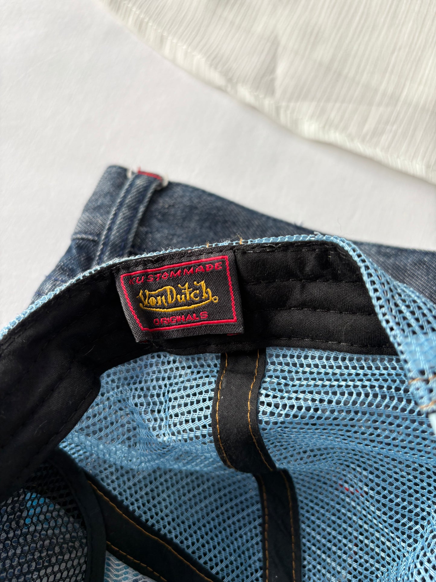 00’s Von Dutch blue camo cap