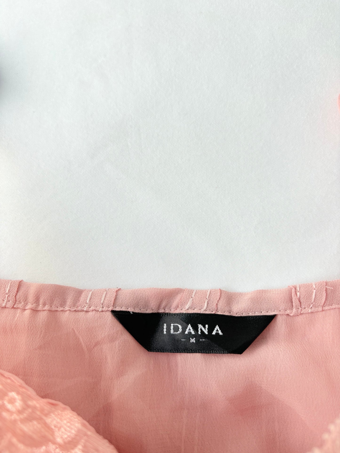 00’s Pink crinkle lace cami | Size 10