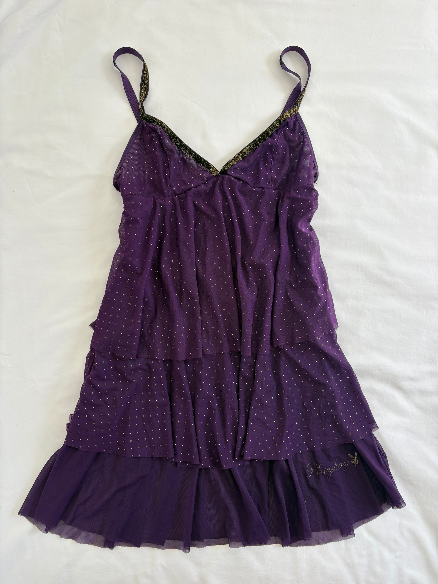 00’s Playboy slip dress | Size 10-12