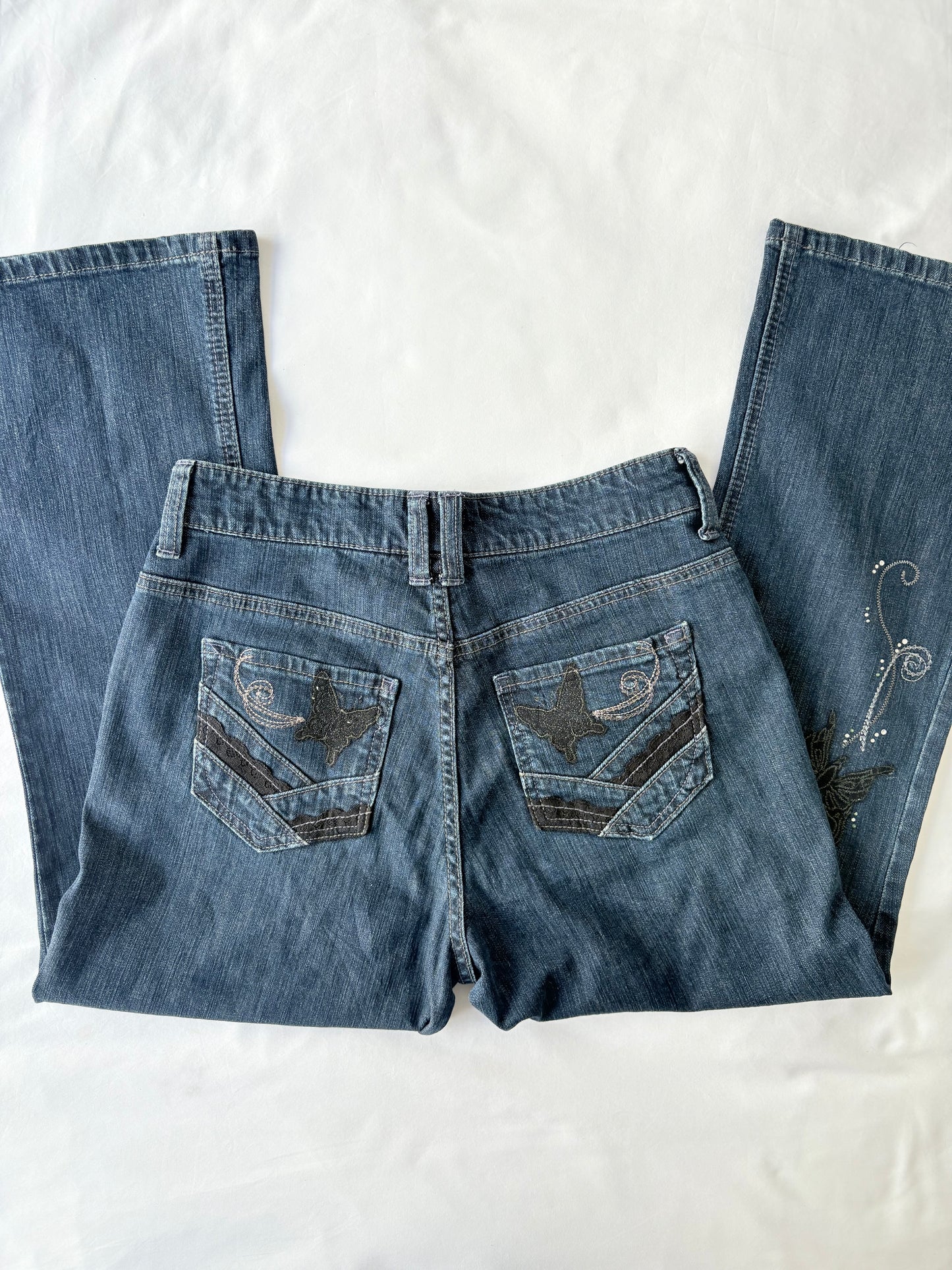 00’s Butterfly bootcut jeans | Size 10