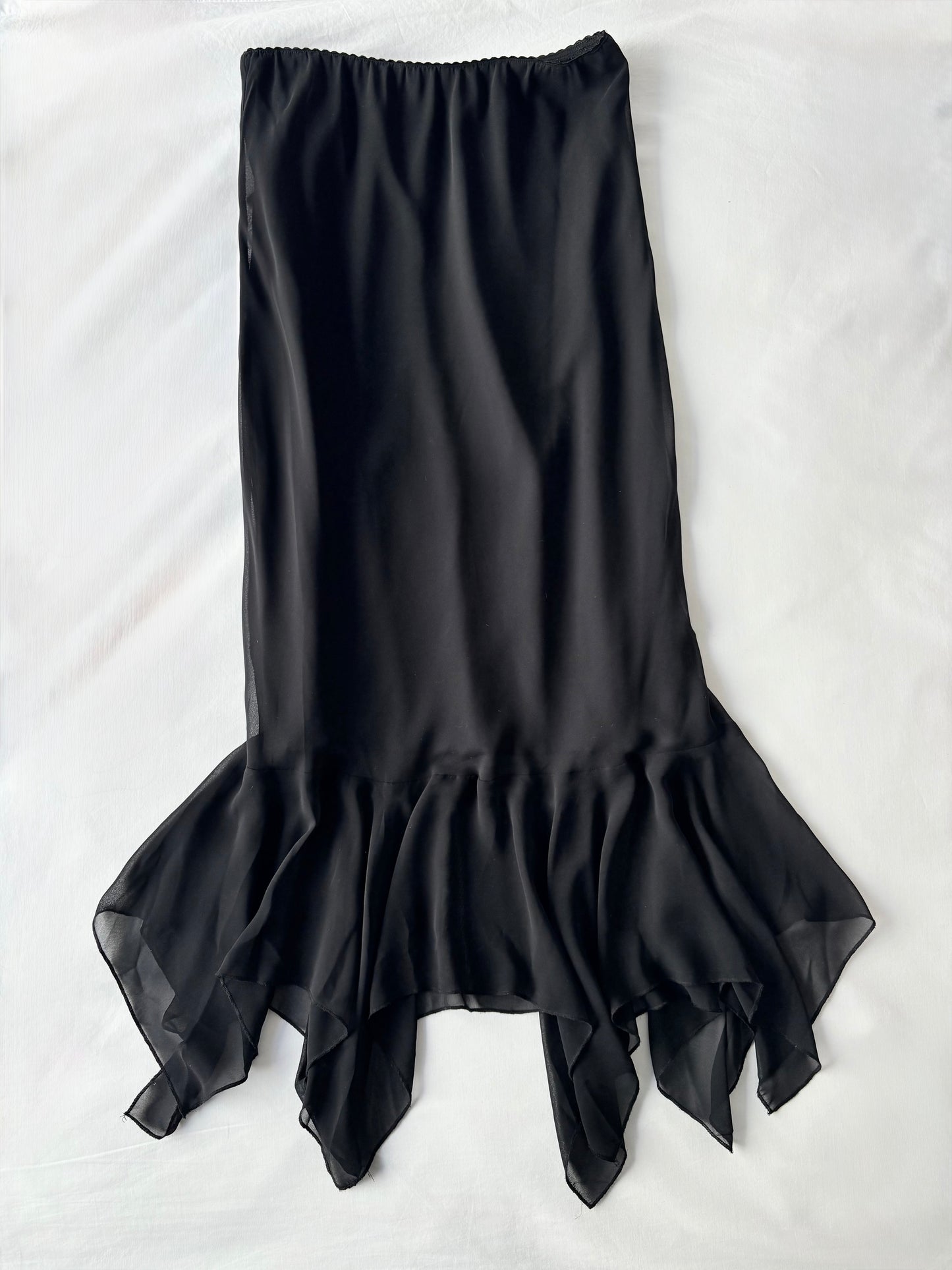 00’s Asymmetrical maxi skirt | Size 10
