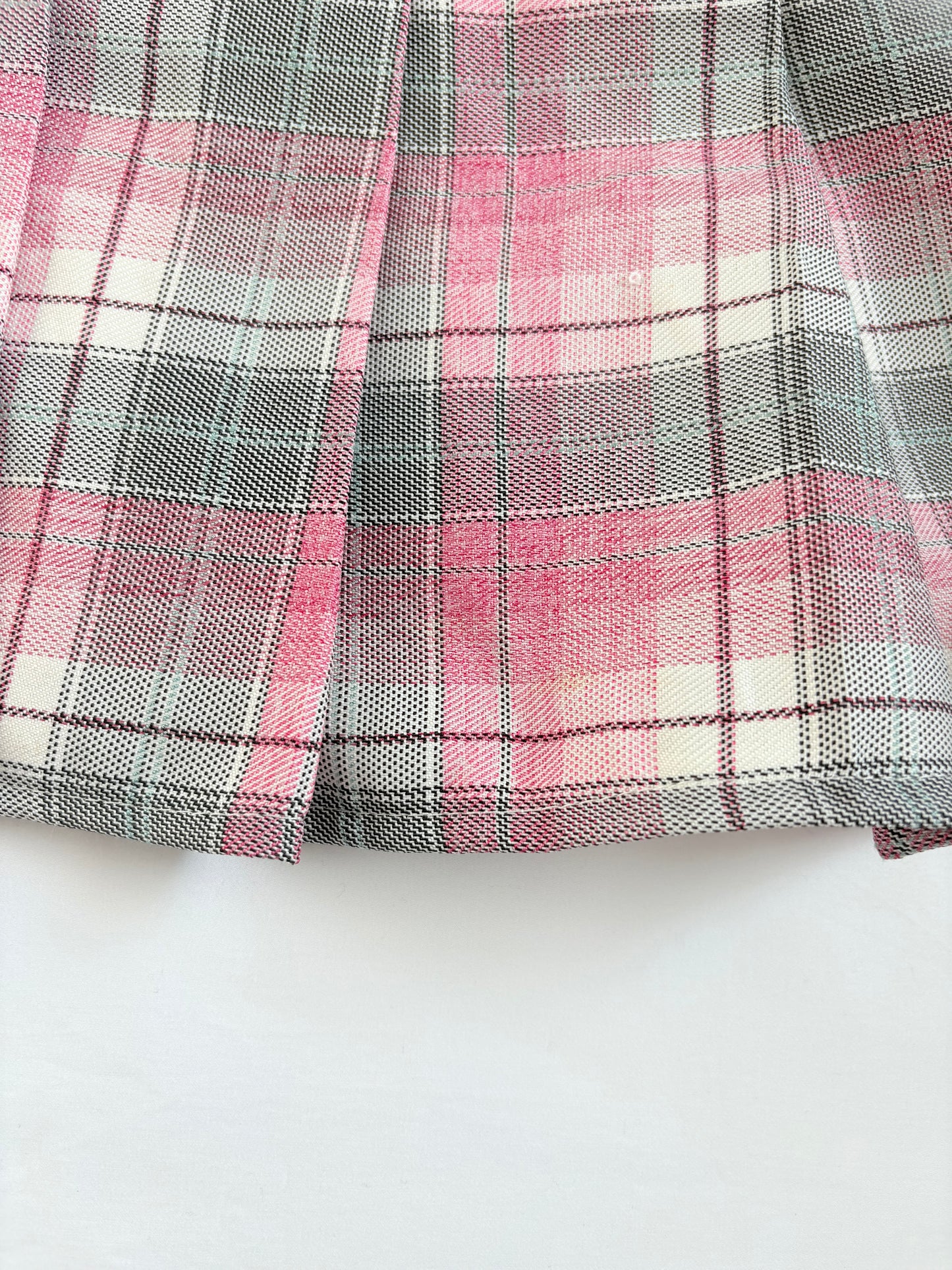 00’s C.Huey pink plaid skirt | Size 10