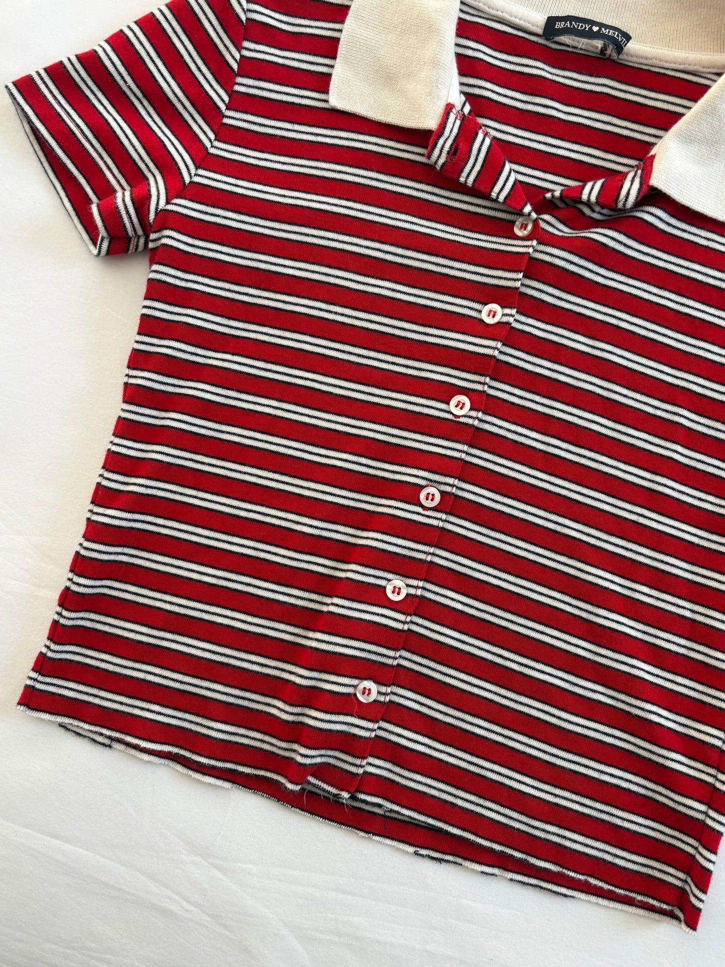 Brandy Melville polo tee | Size 8-10
