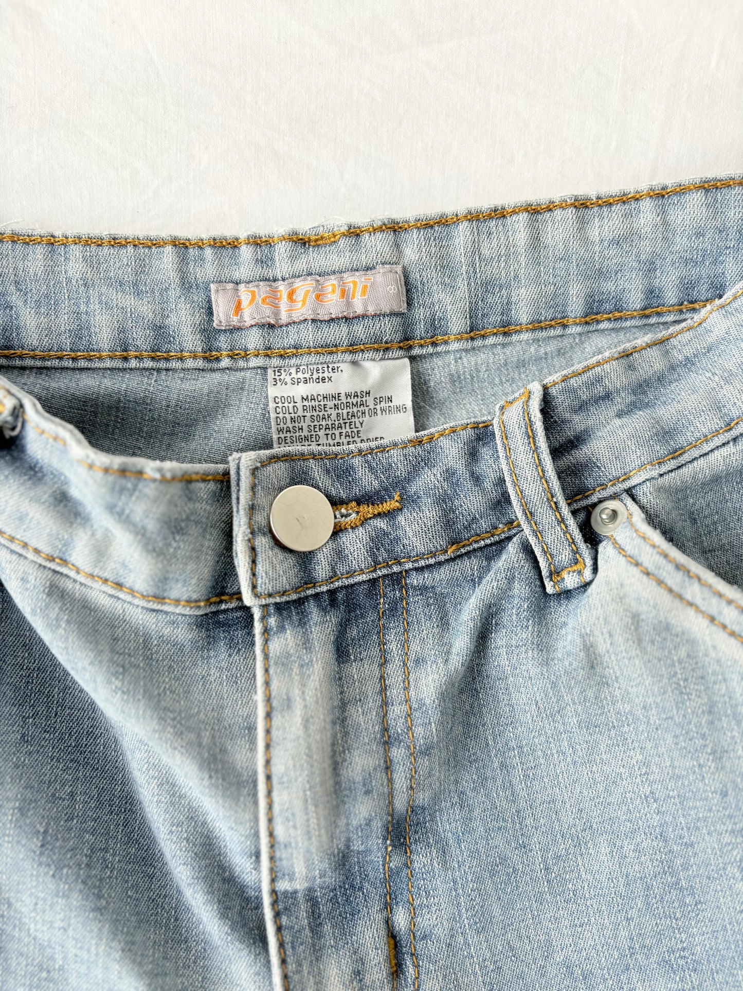 00’s Hibsicus flared jeans | Size 8