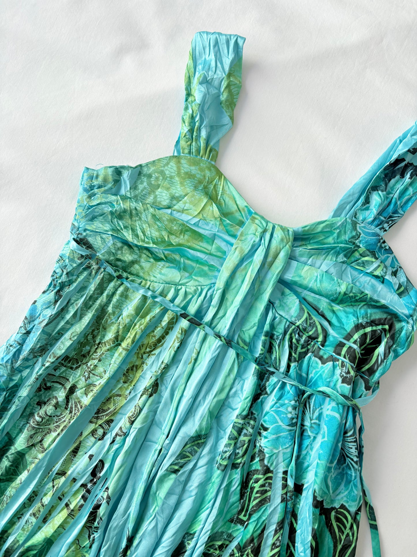 00’s Bubble hem mini dress | Size 10