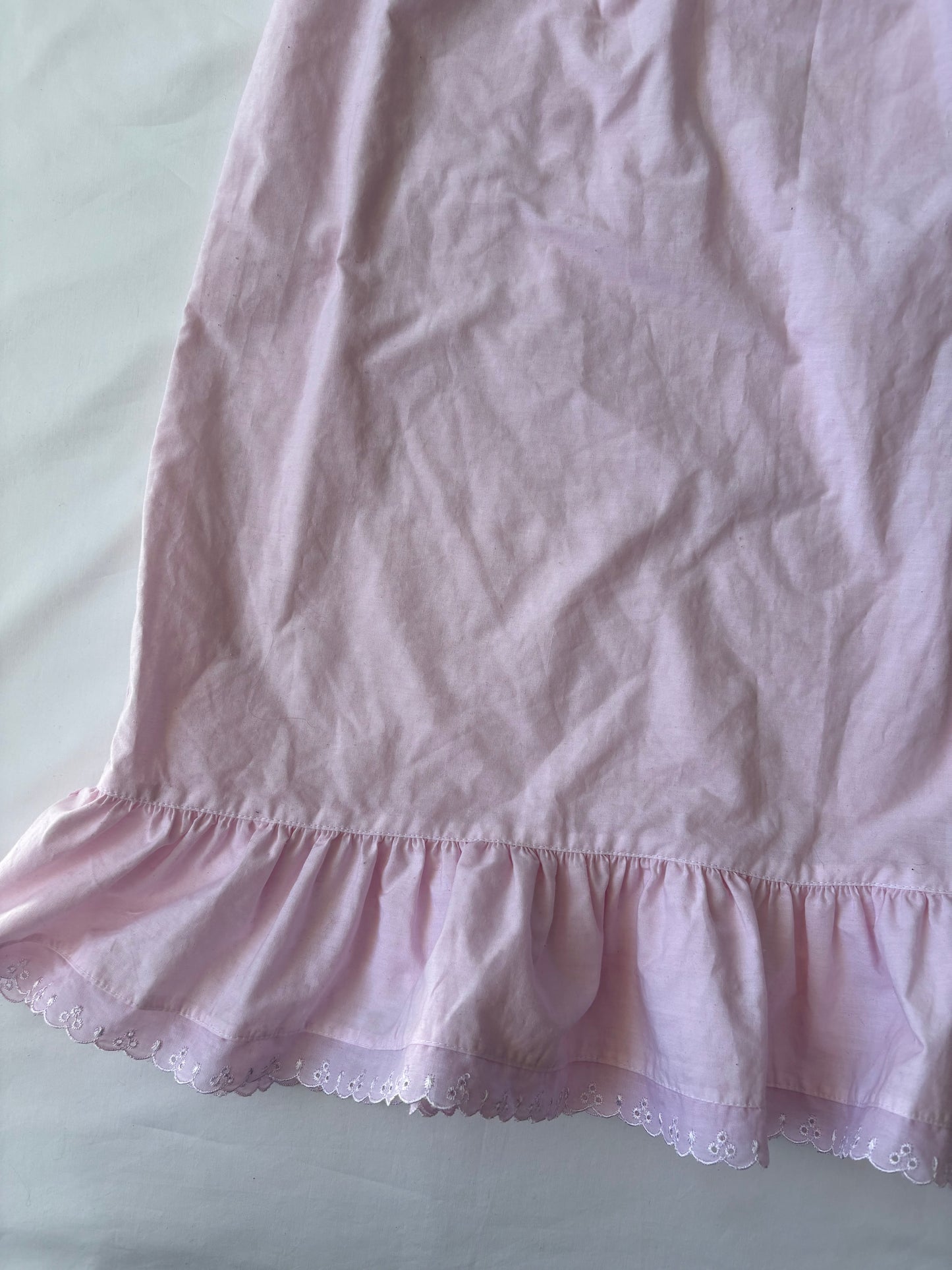 00’s Pink ruffle midi skirt | Size 10