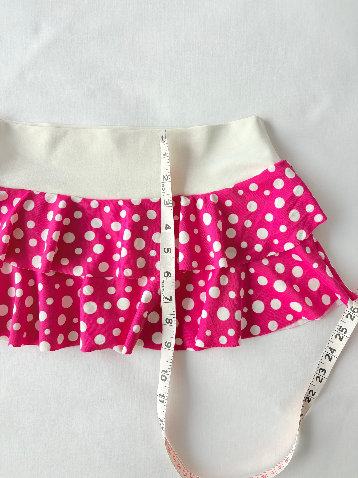 00’s Polka dot micro mini skirt | Size 6-8