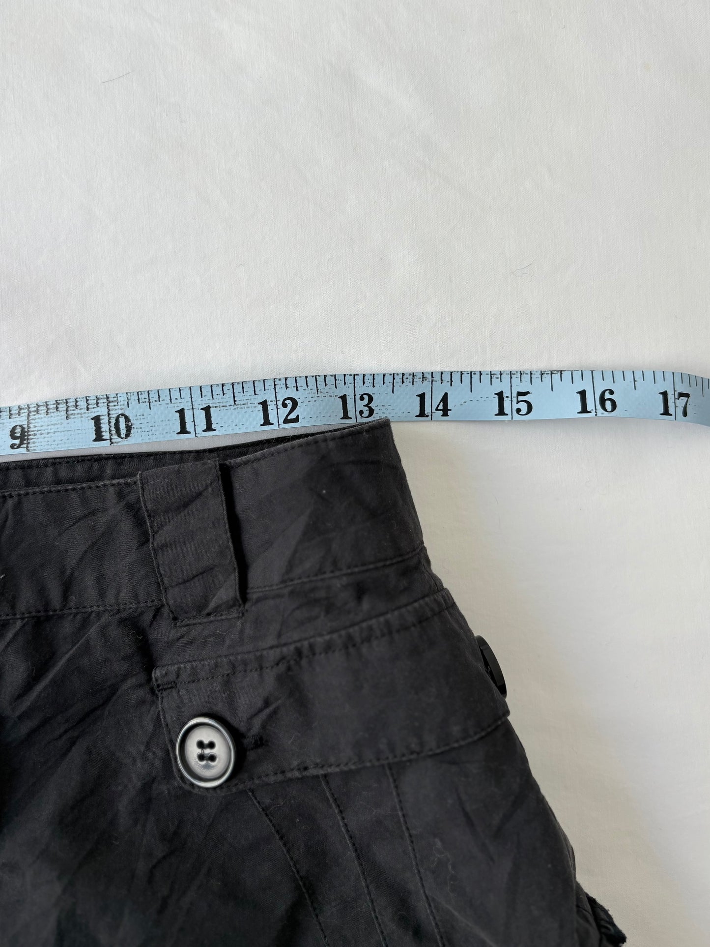 00’s Cargo black mini skirt | Size 8