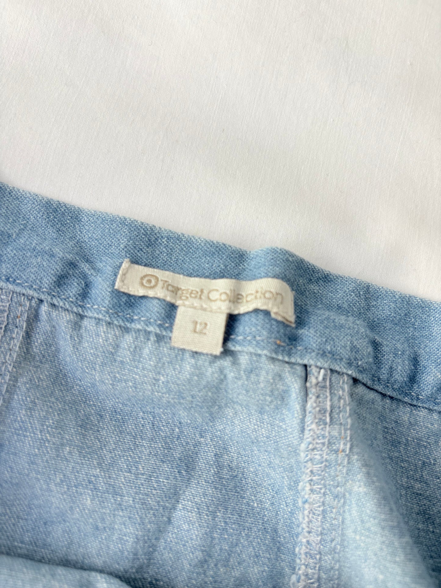 00’s Denim panel midi skirt | Size 12