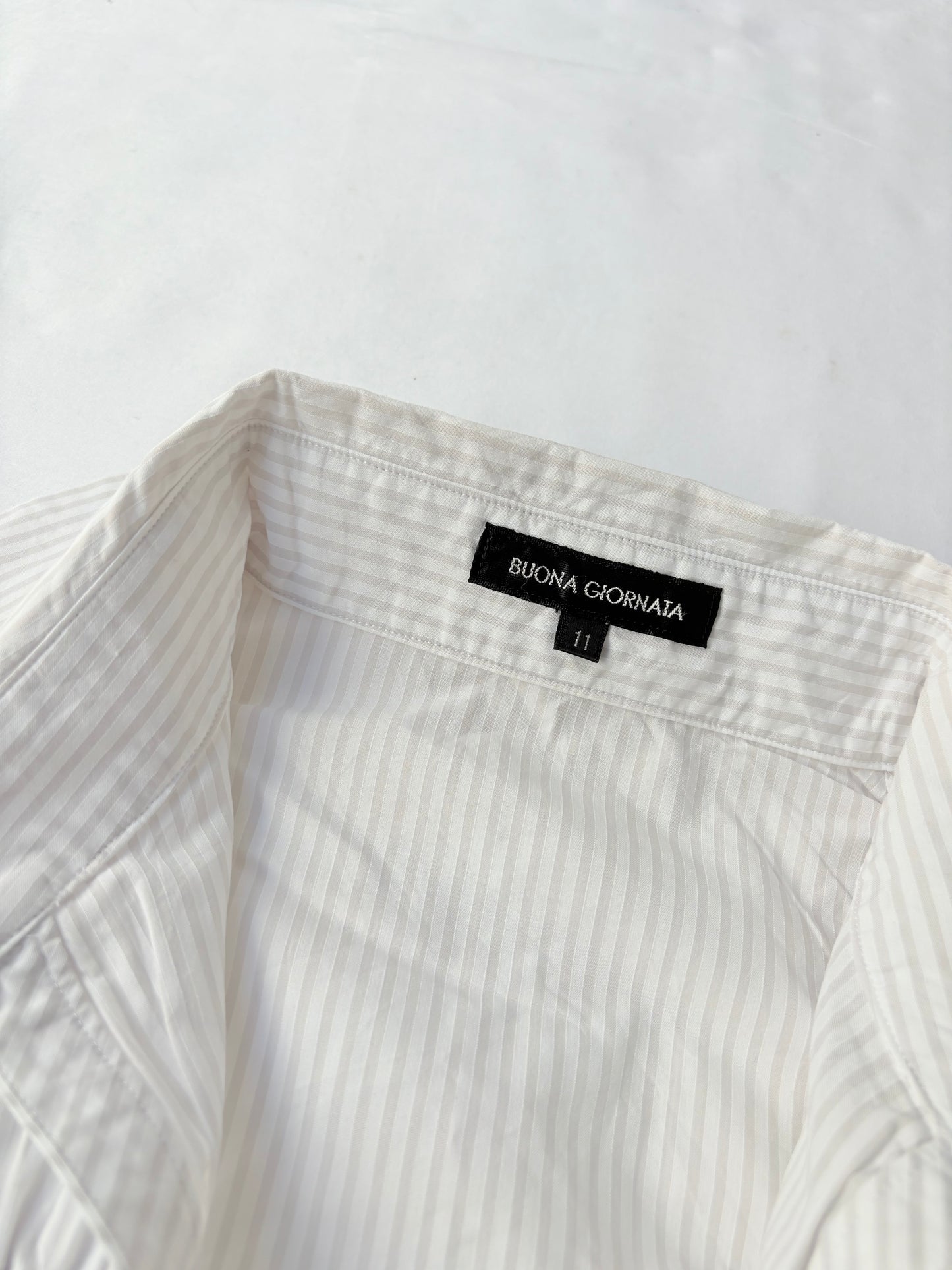 00’s Buona Giornata cinched shirt | Size 8-10