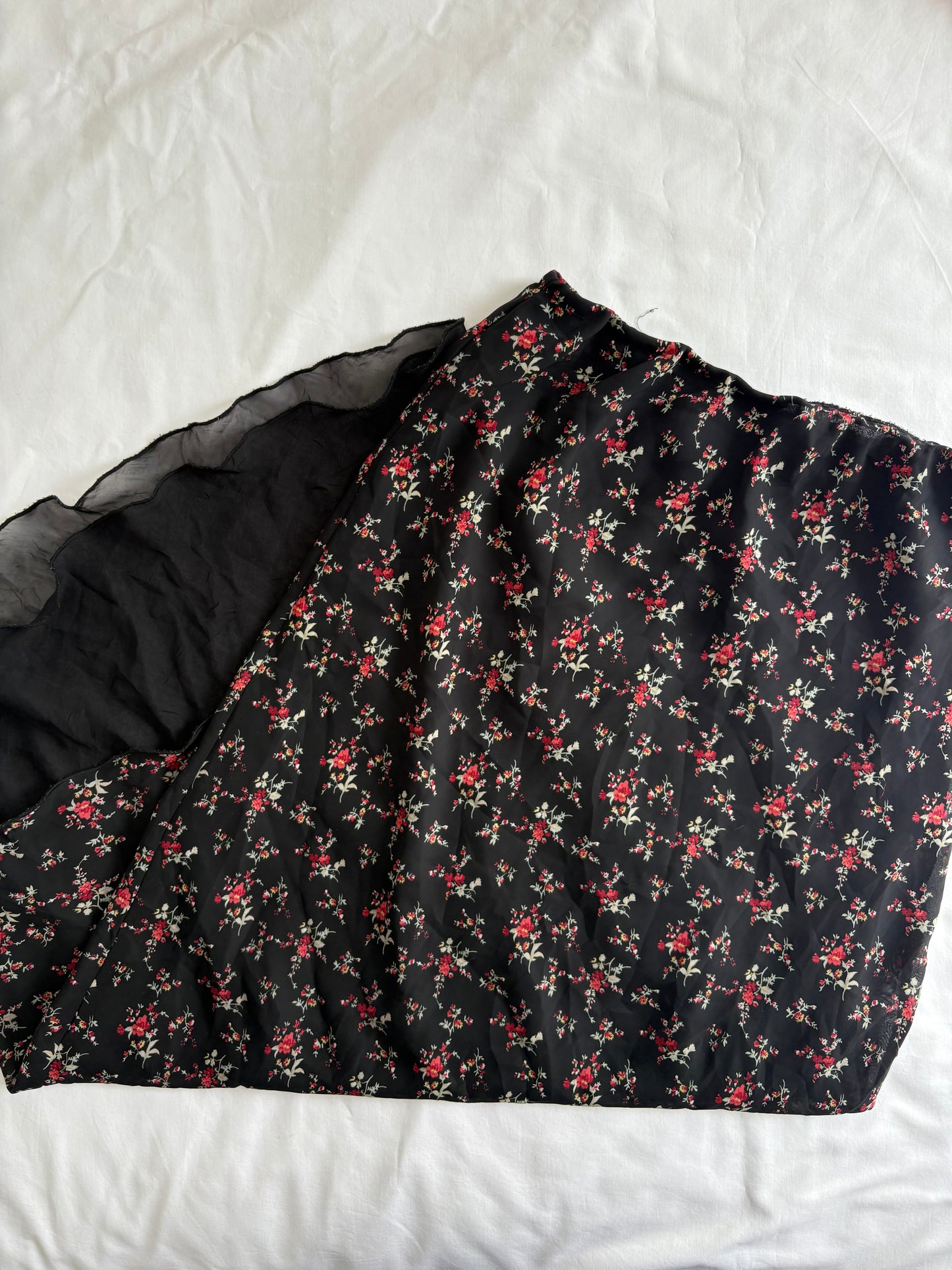 00’s Floral maxi skirt | Size 12