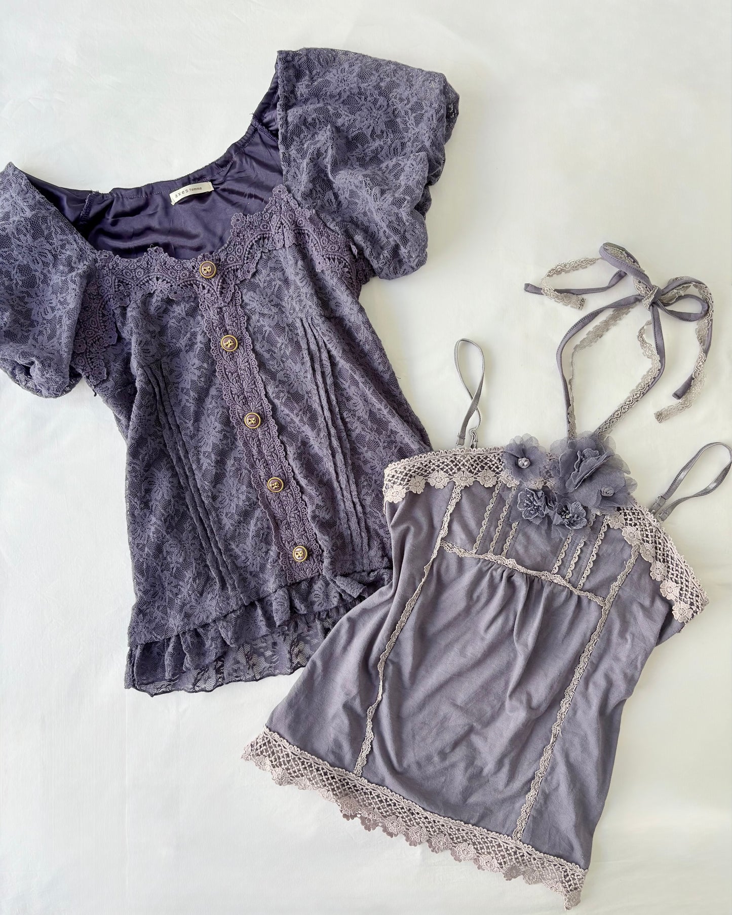 00’s Axes Femme purple halter top | Size medium