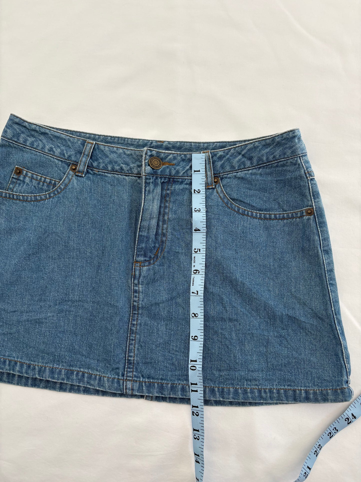 00’s Denim mini skirt | Size 6