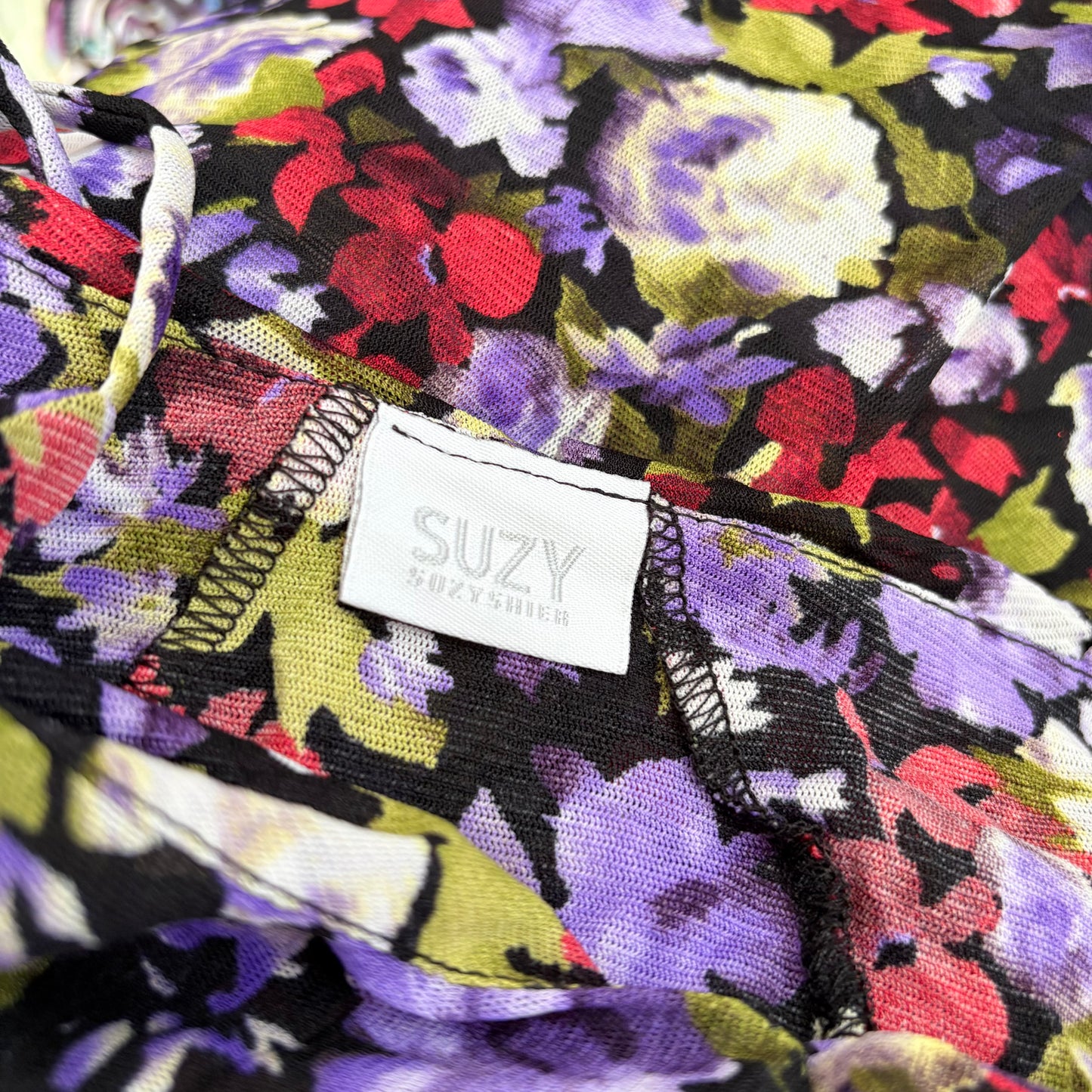 00’s Suzy floral ruffle top | Size 8