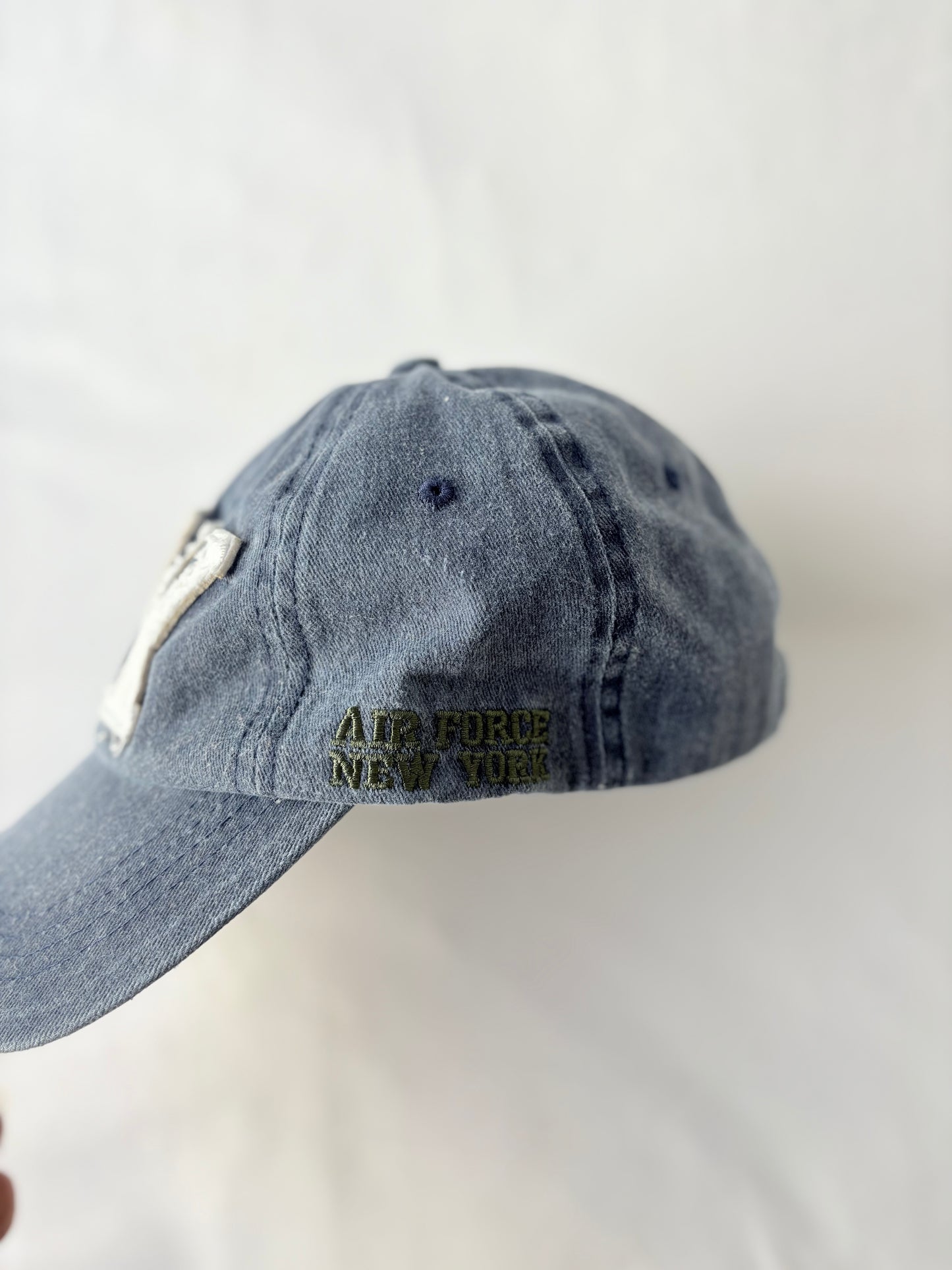 00’s NY blue distressed cap
