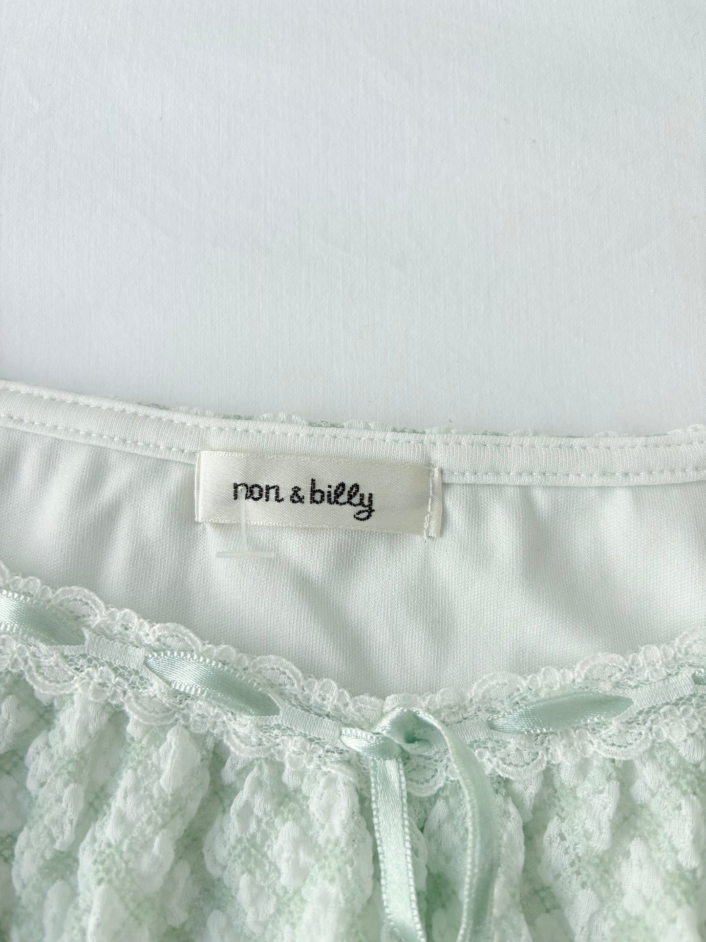 00’s Non & Billy milkmaid top | Size large