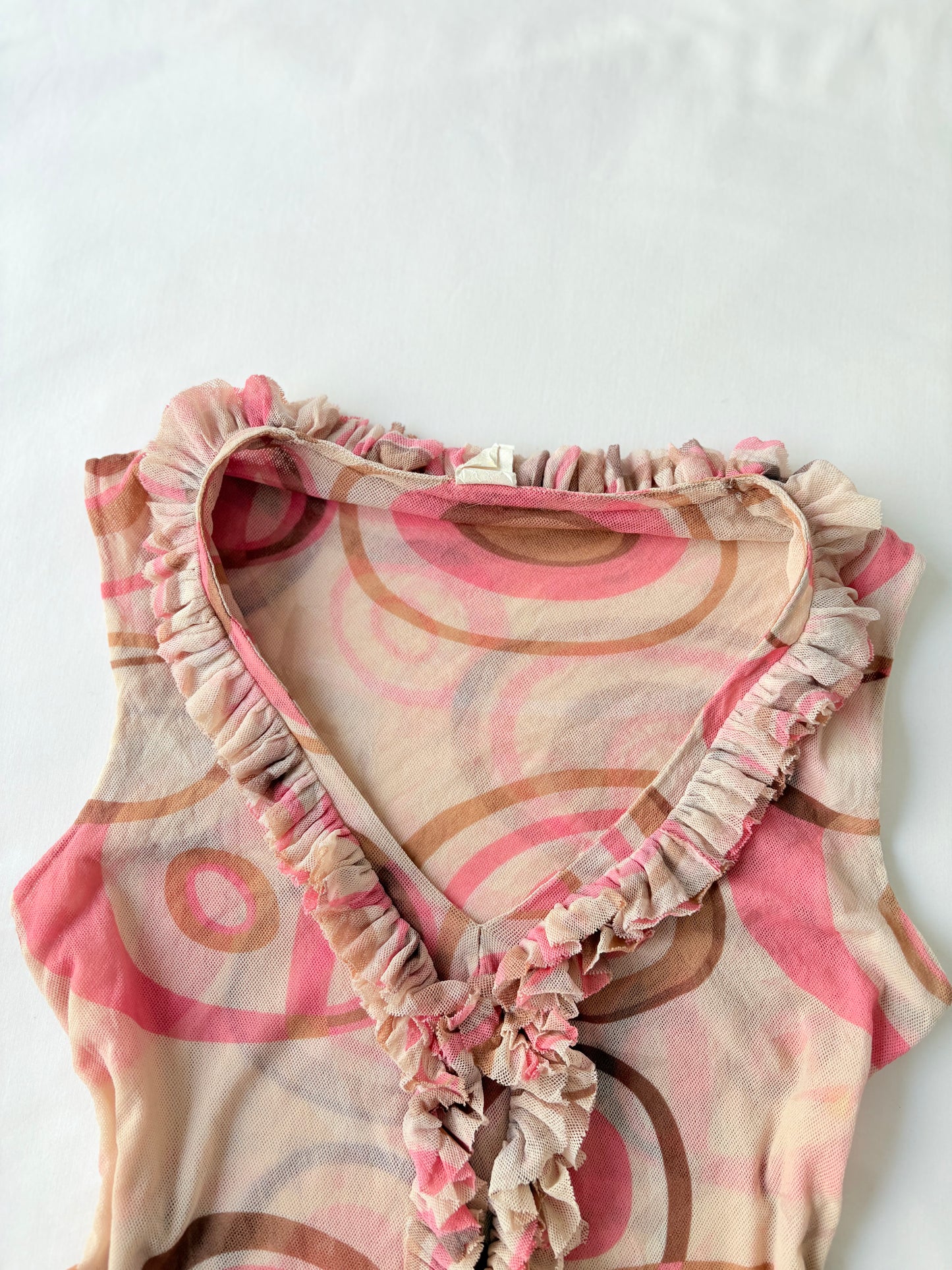 00’s Sweet Pea ruffle tank | Size 10