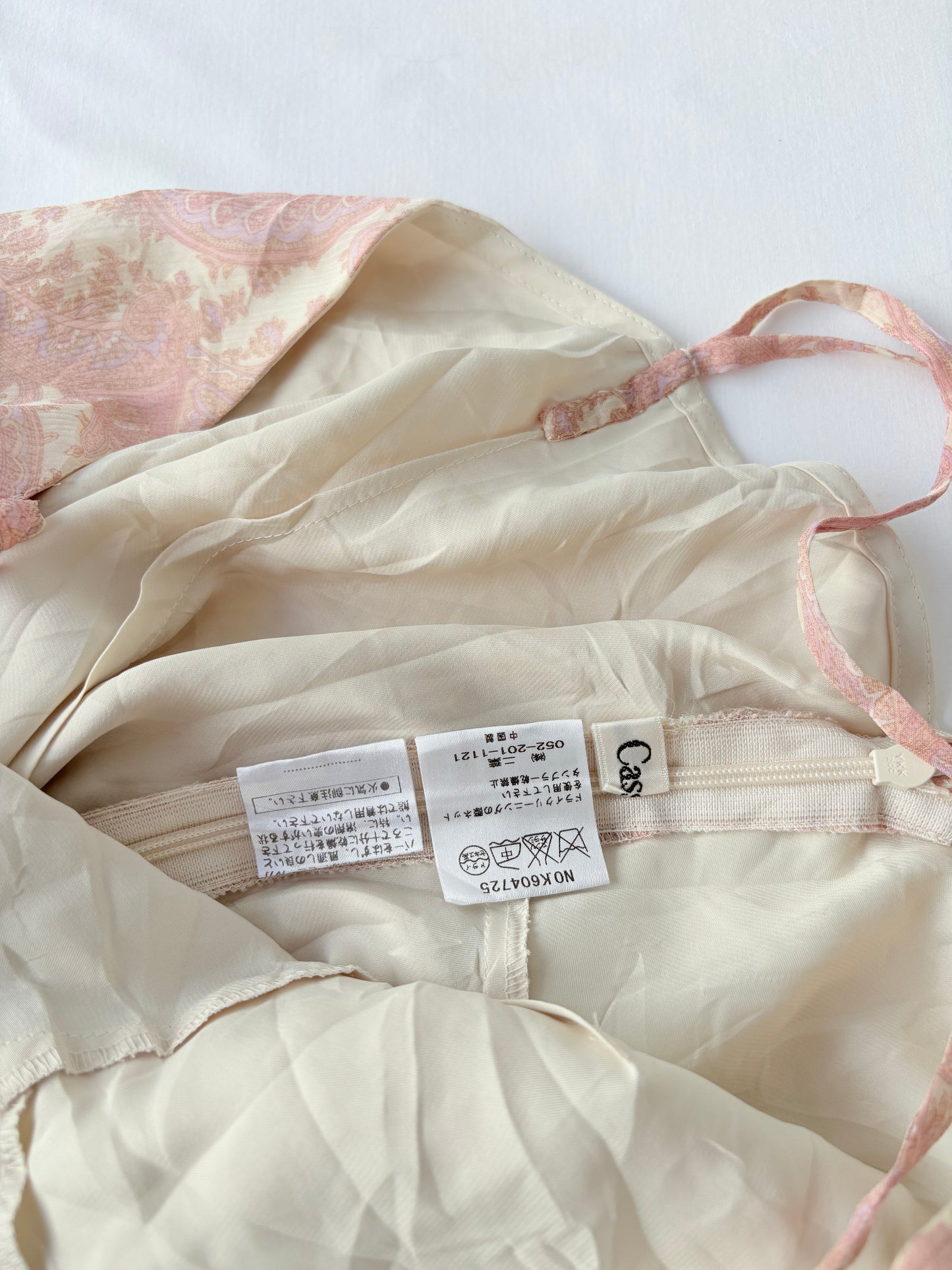 00’s Cassolo paisley ruffle cami | Size 12