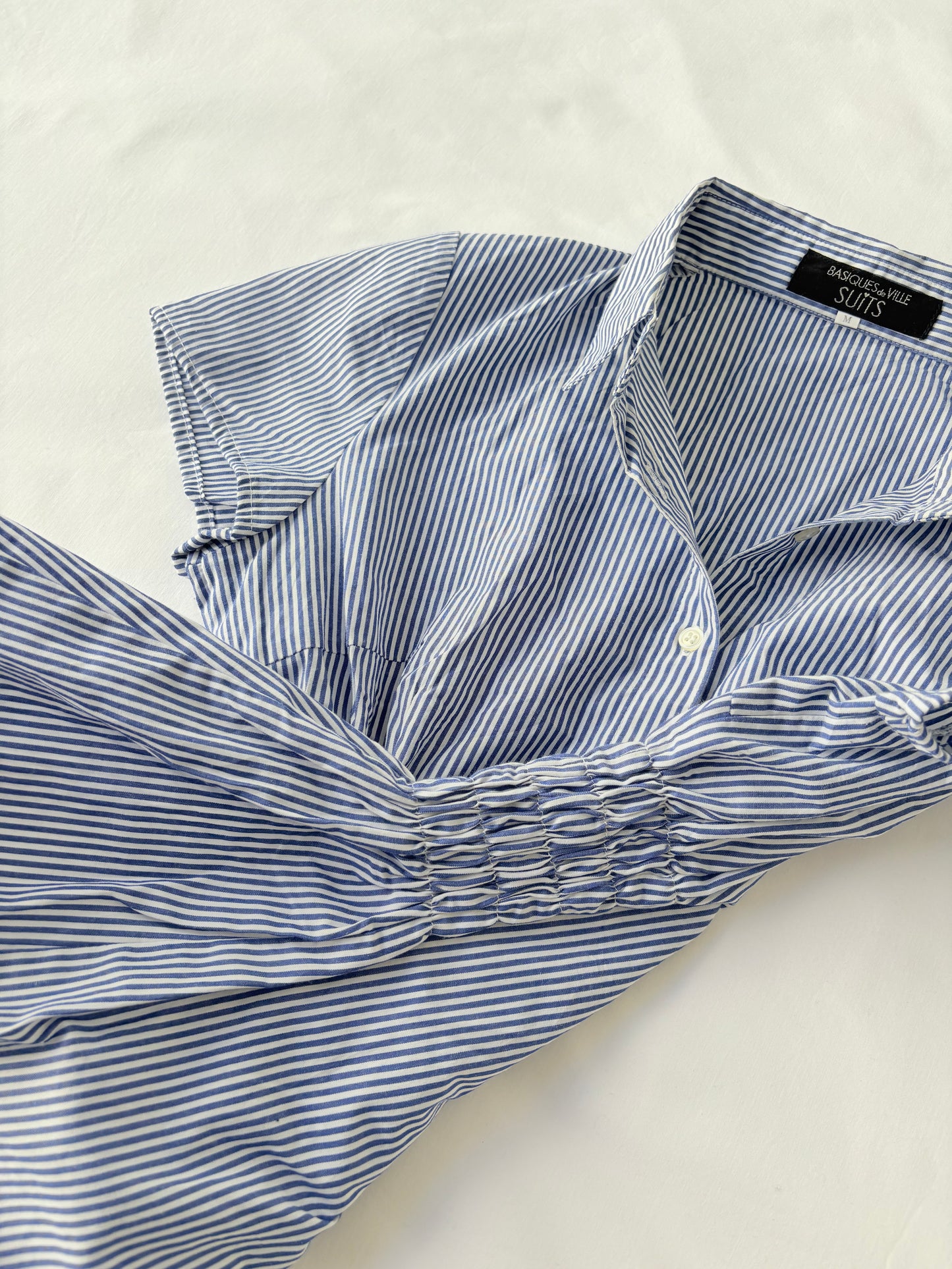 00’s Basiques de Ville cinched shirt | Size 10-12