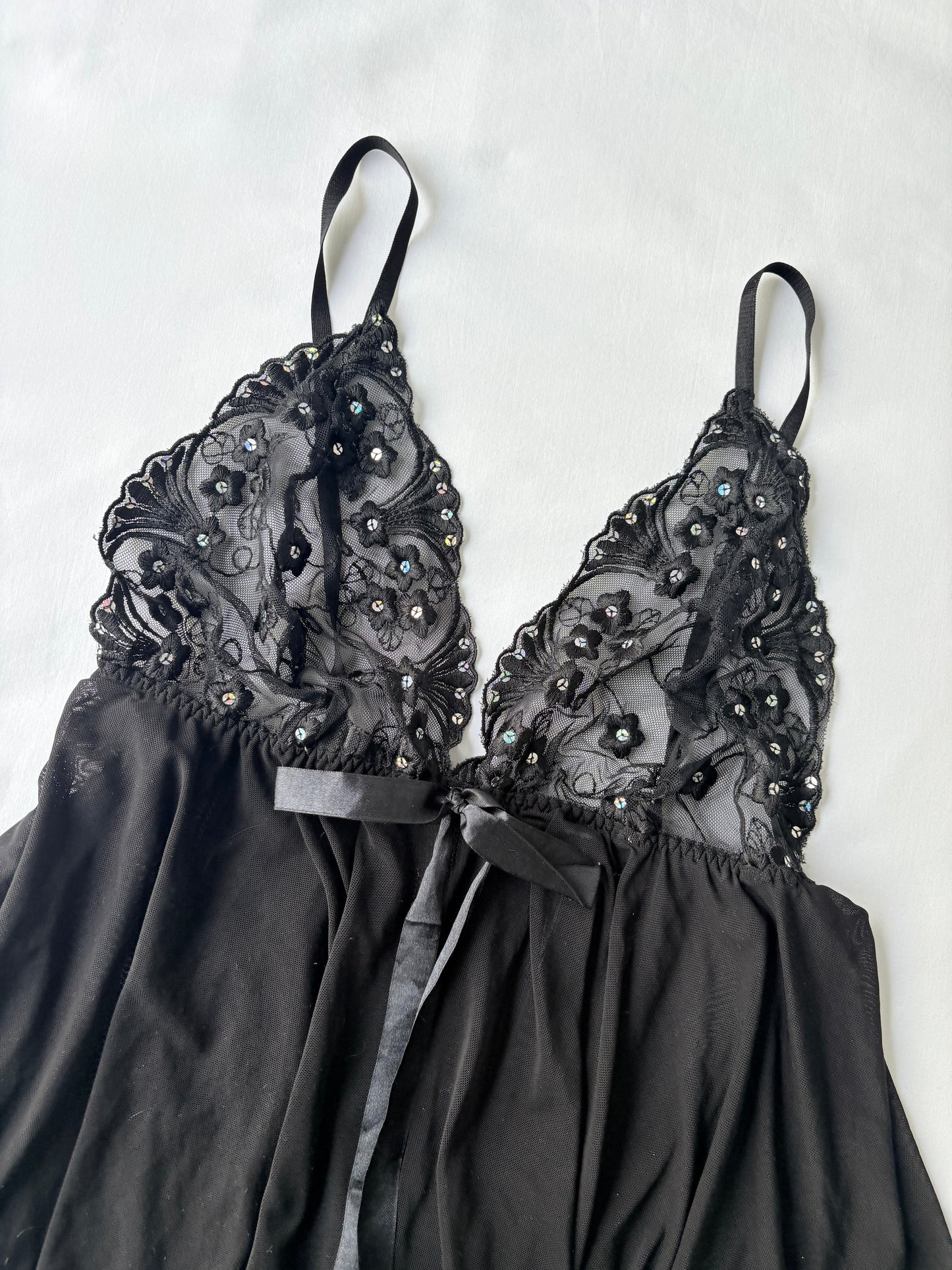 00’s Sequin lace cami | Size 14-16