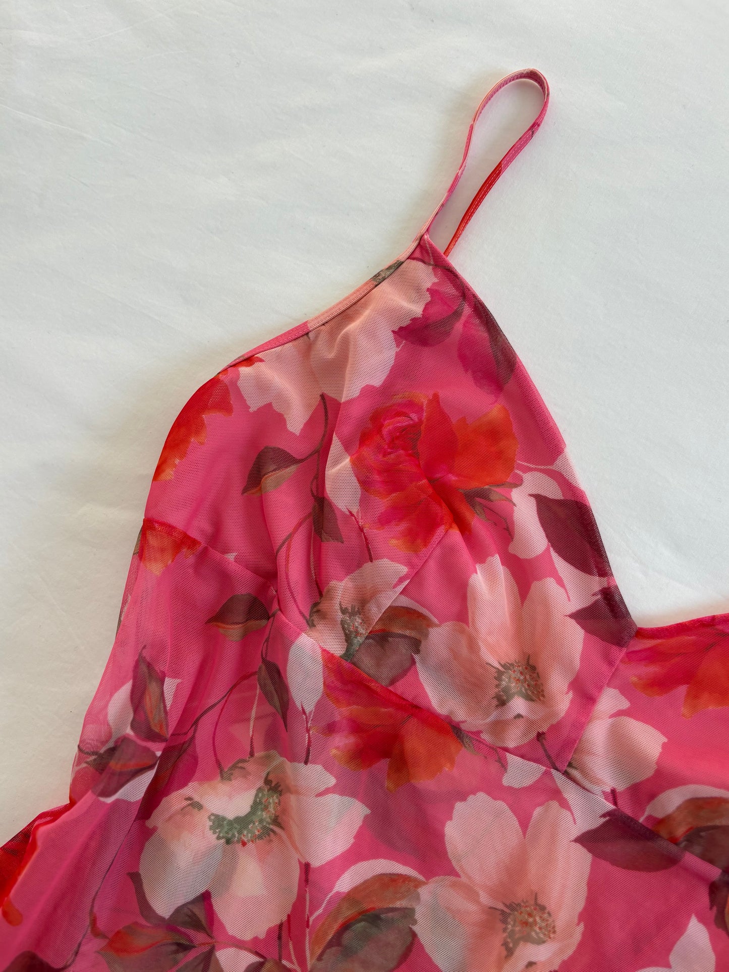 00’s Sheer floral cami | Size 14-16