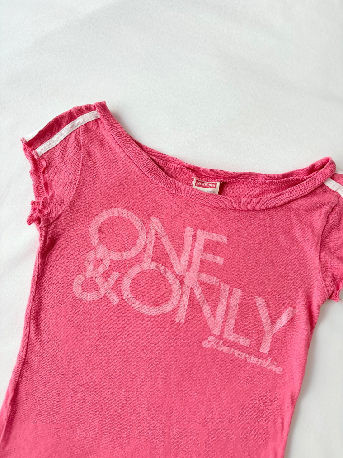 00’s Abercrombie boat neck tee | Size 8-10