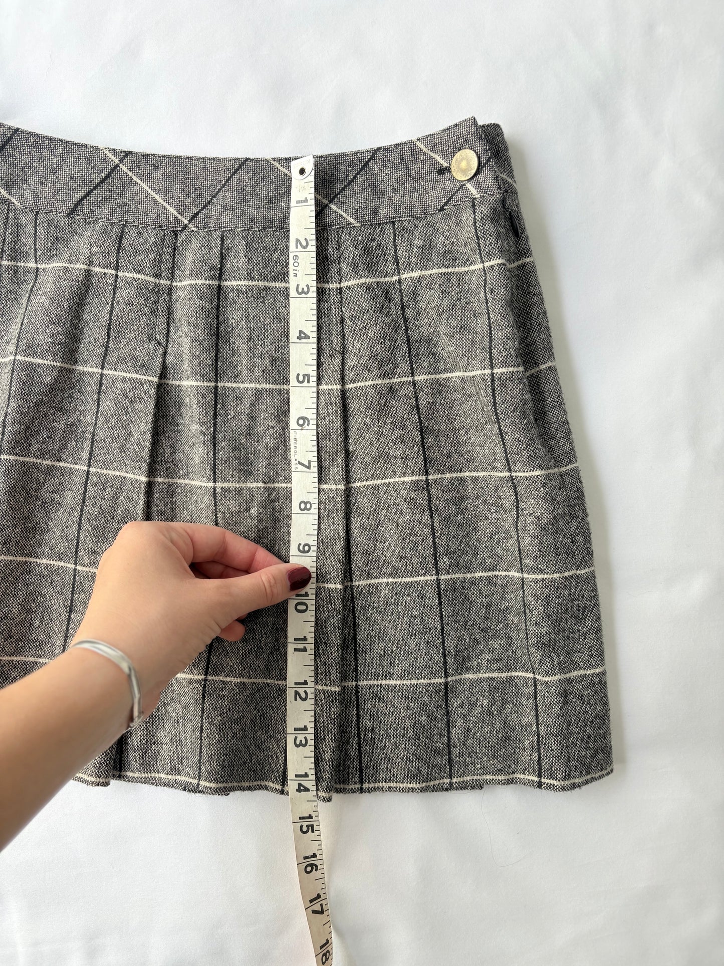 00’s H2O plaid mini skirt | Size 8