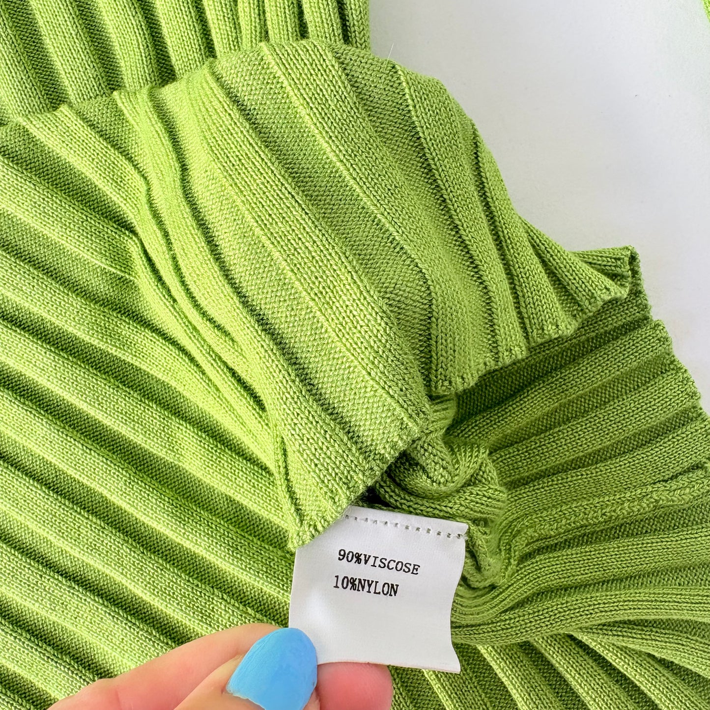 Ribbed flared long sleeve | Size 10-12