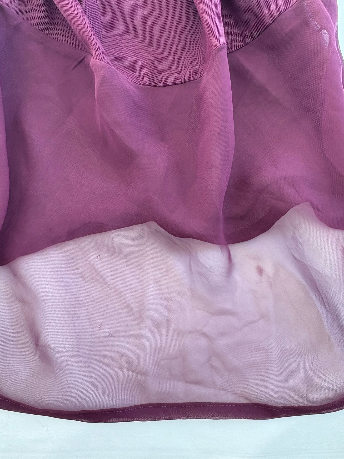 00’s Purple embroidered cami | Size 10